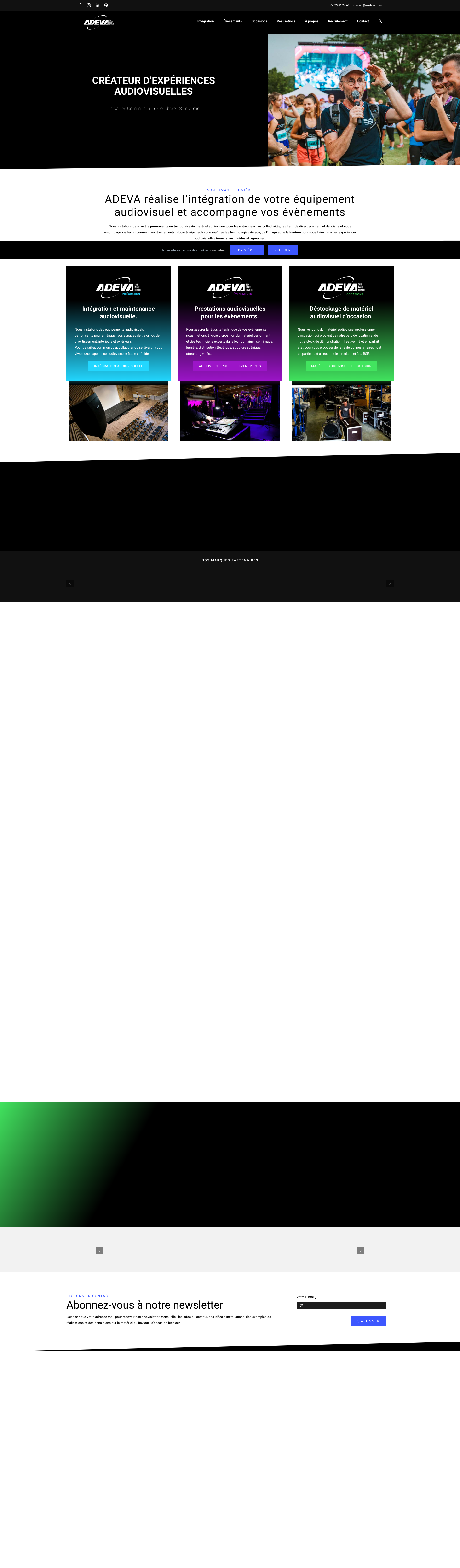 Aperçu du site