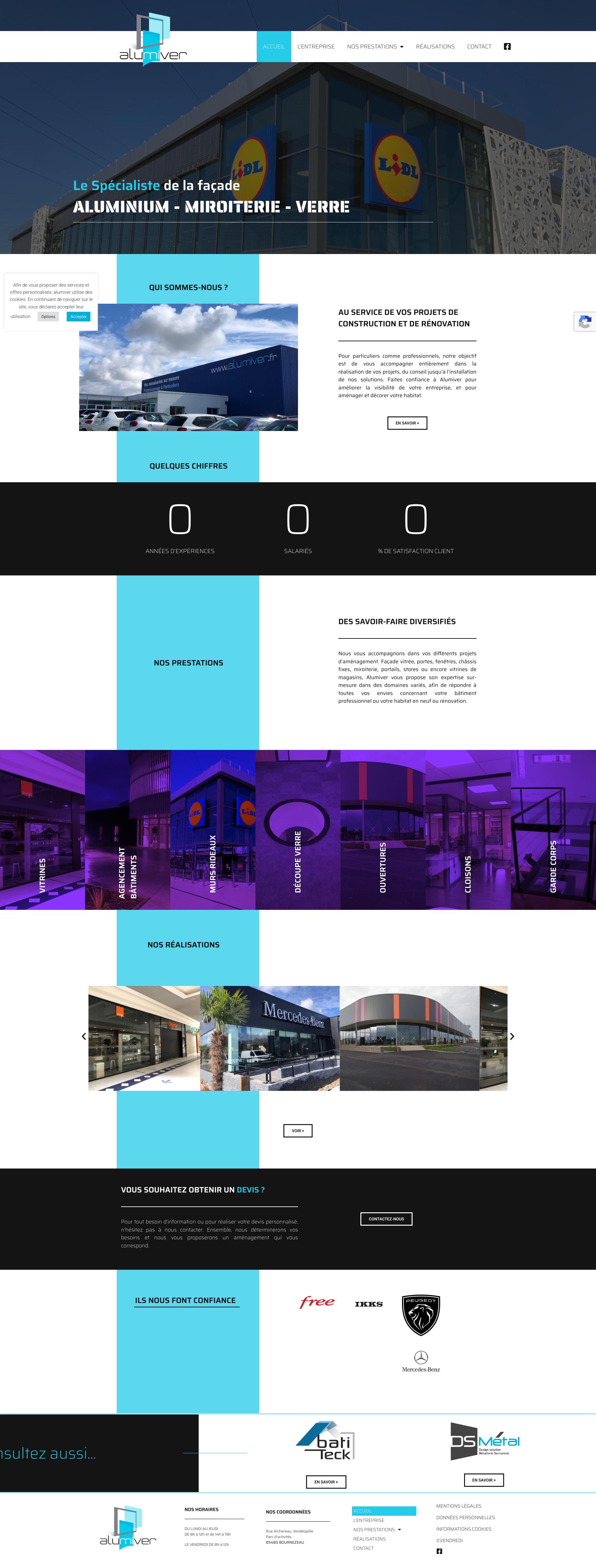 Aperçu du site