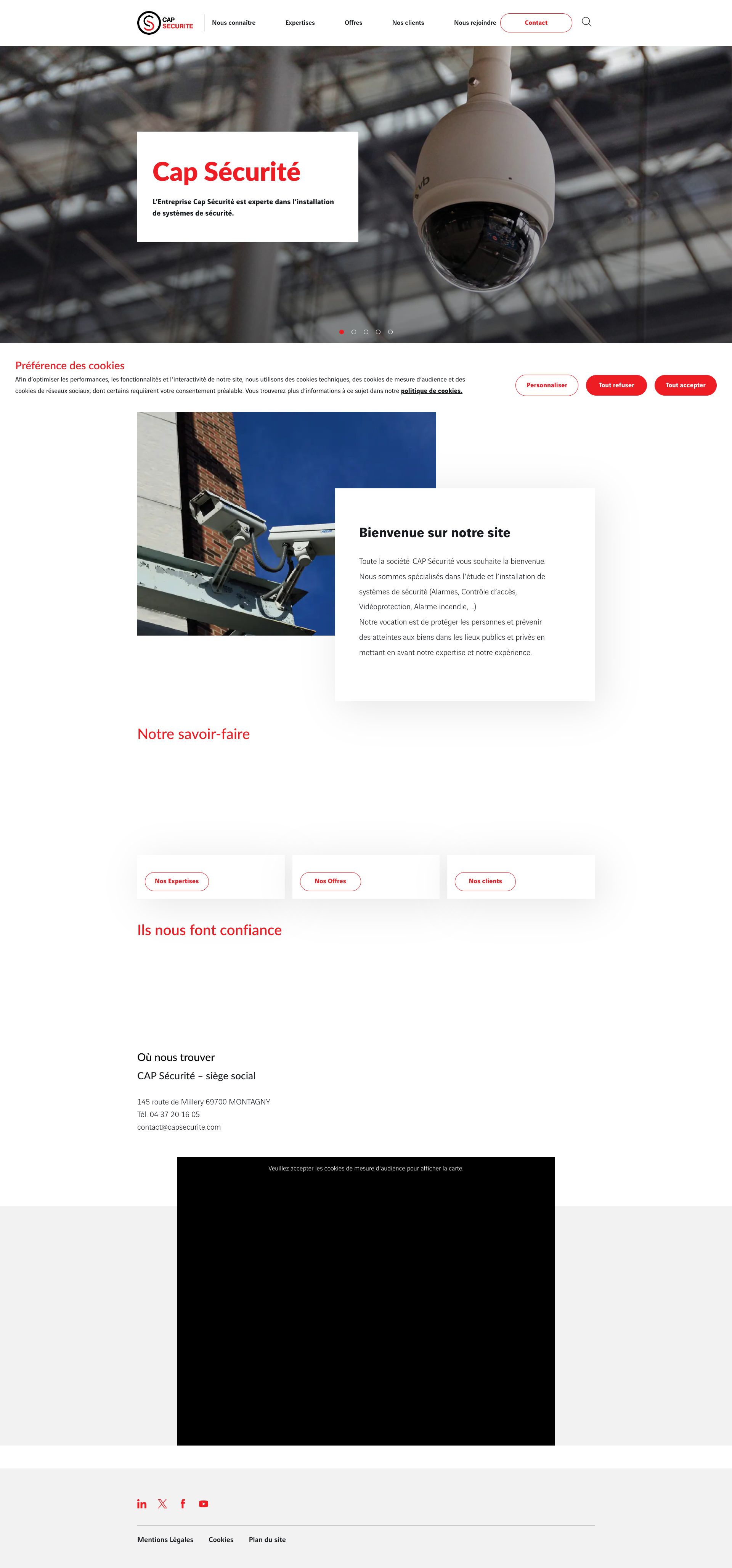 Aperçu du site