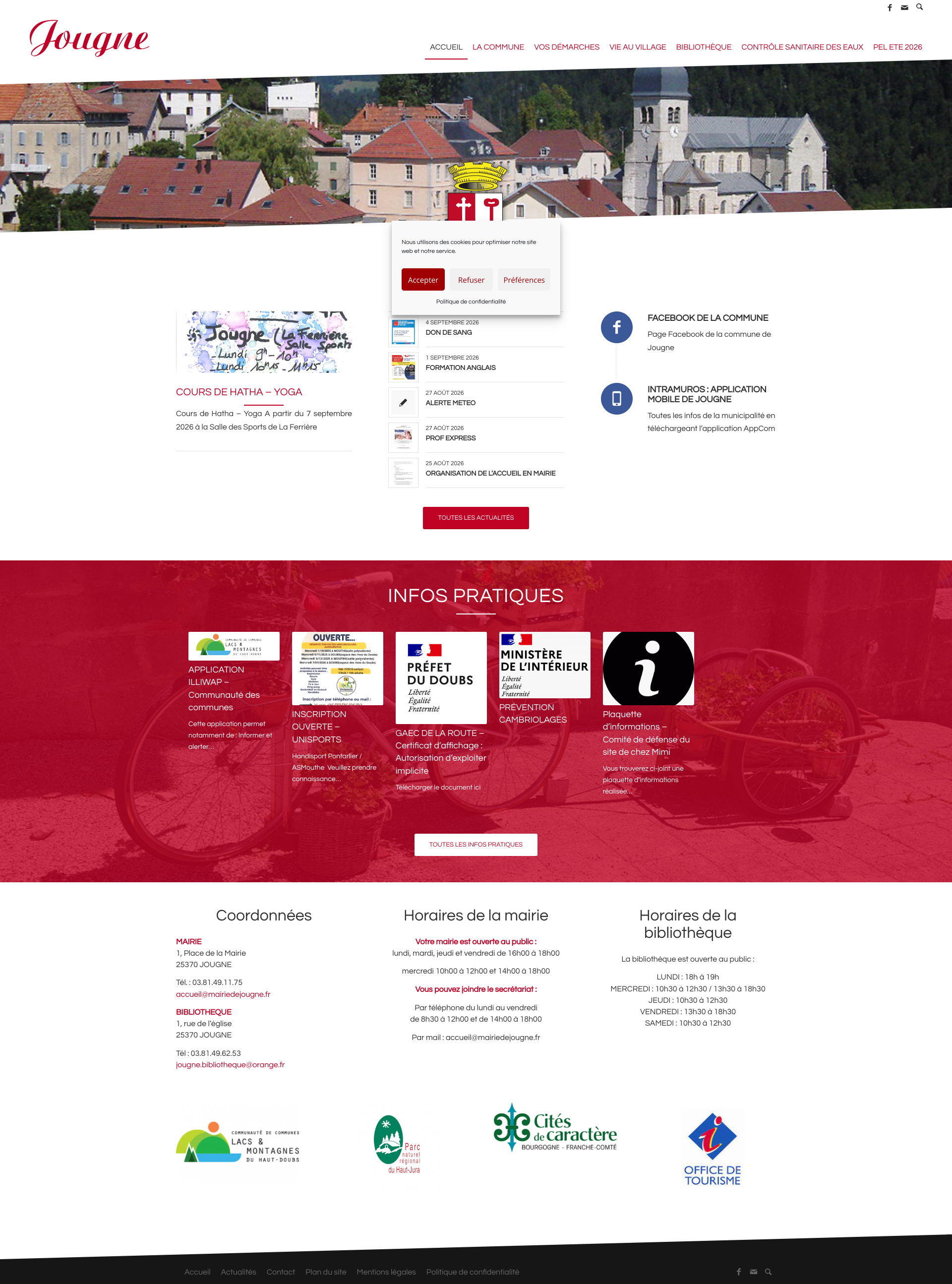 Aperçu du site