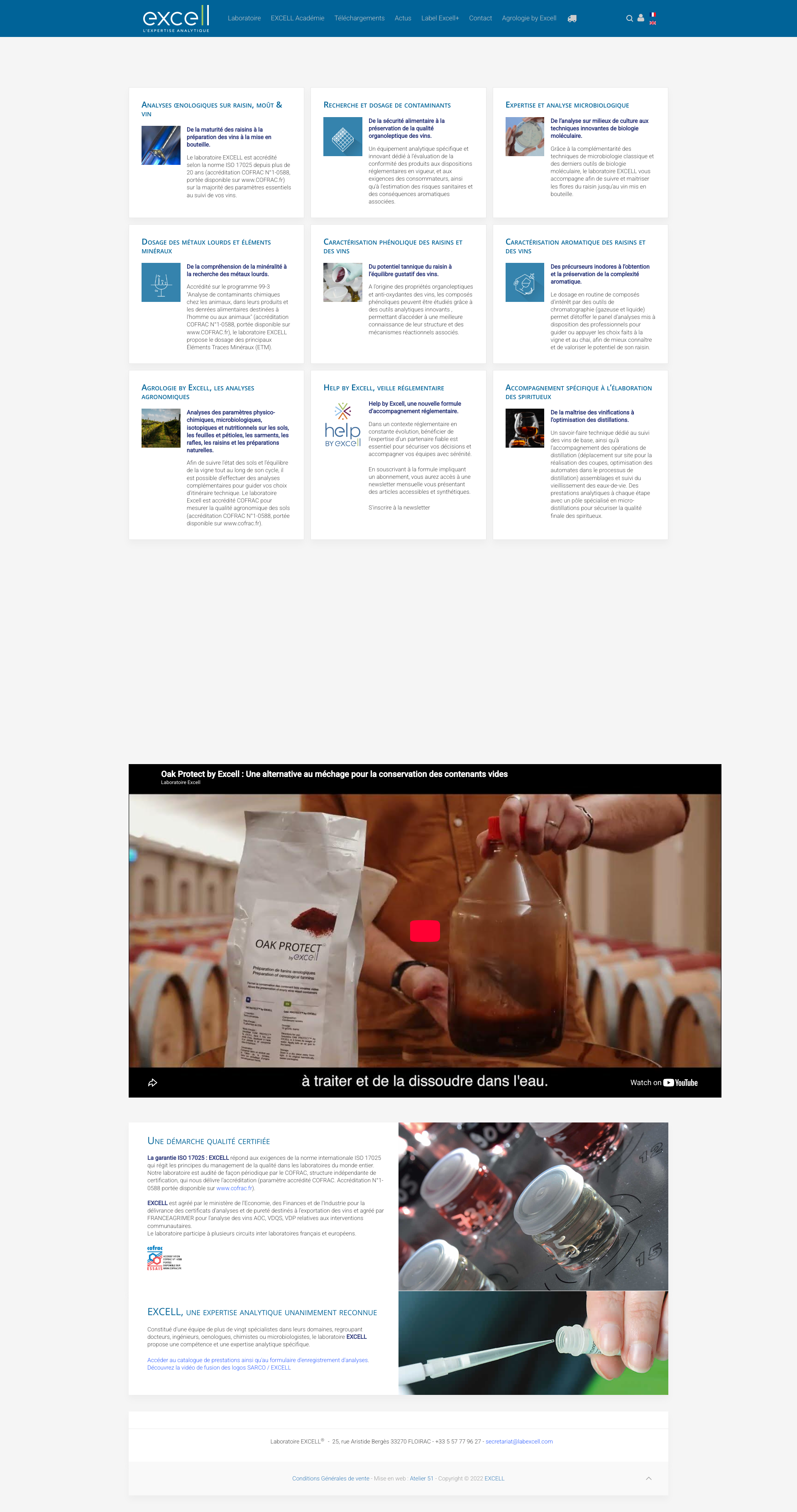 Aperçu du site