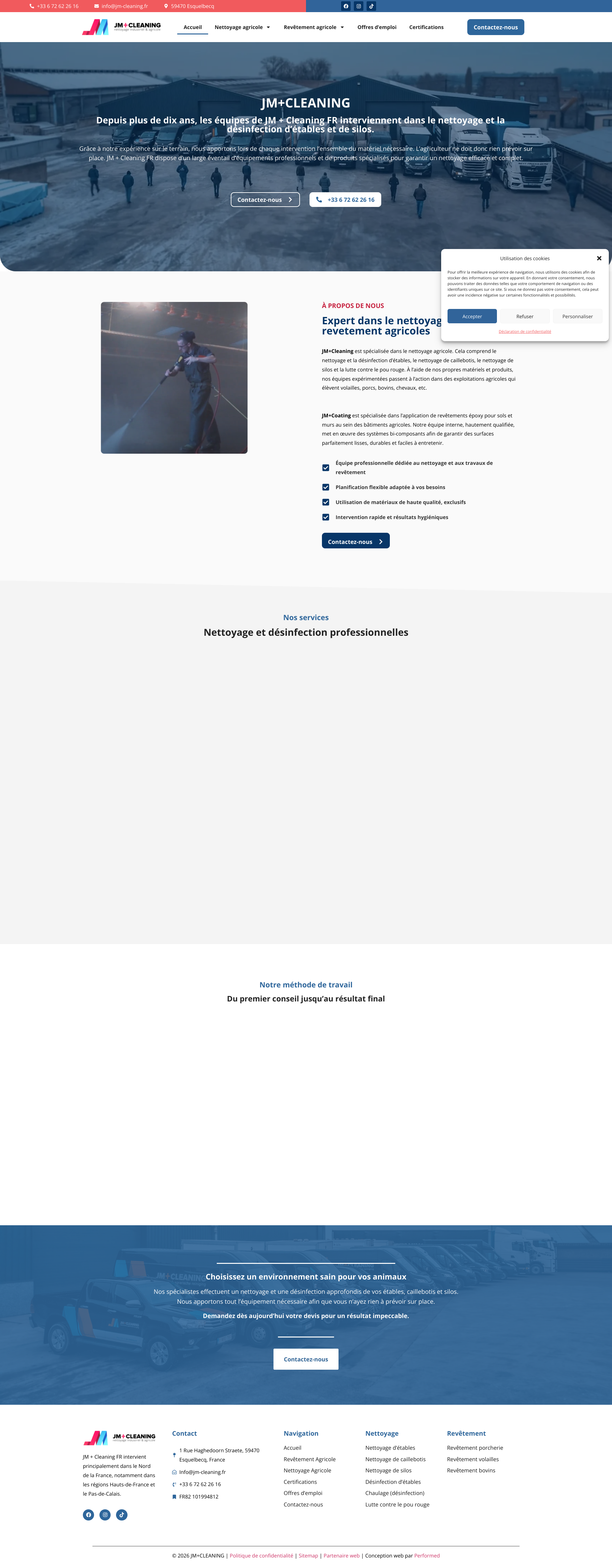 Aperçu du site