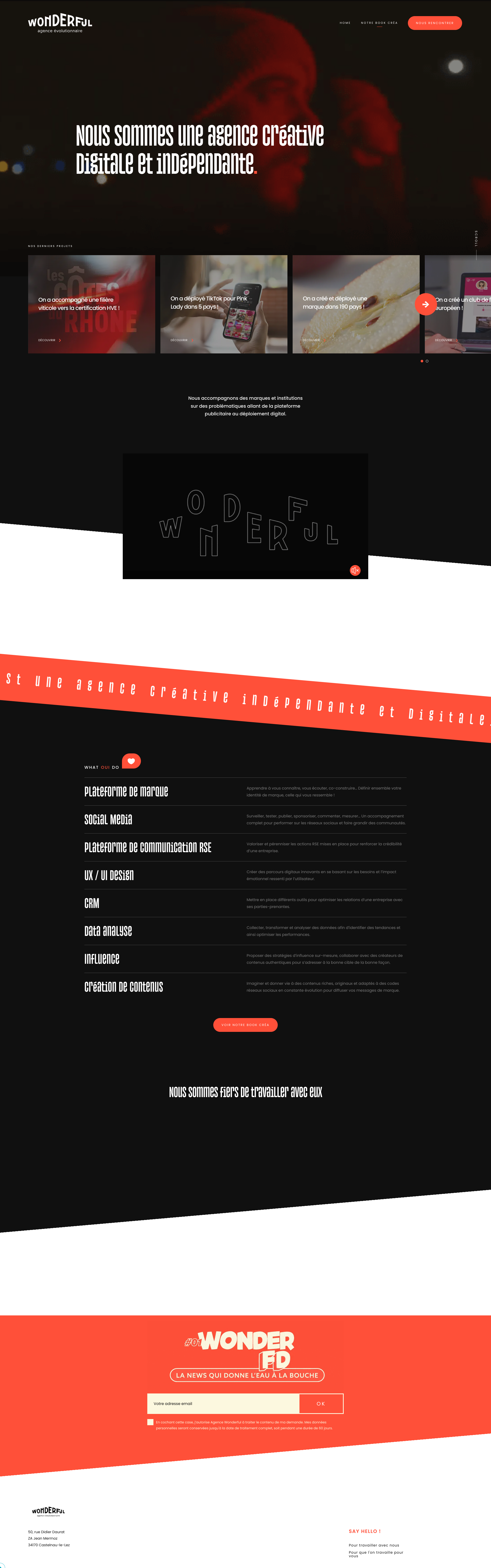 Aperçu du site