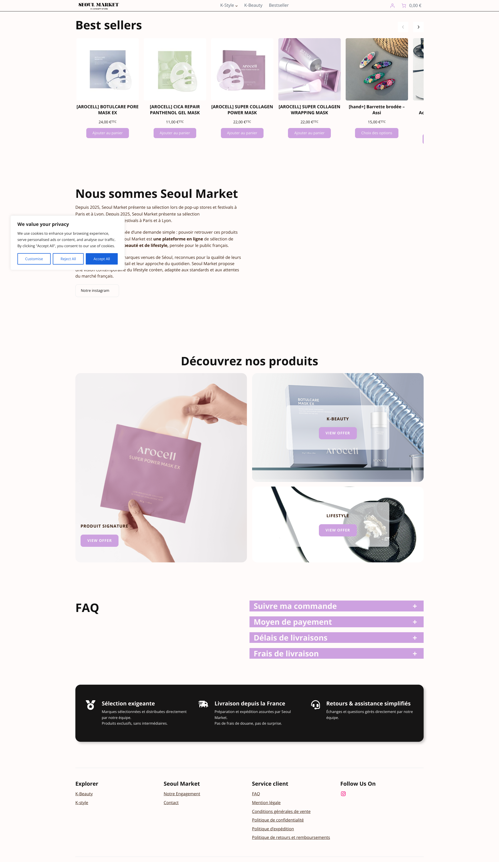 Aperçu du site