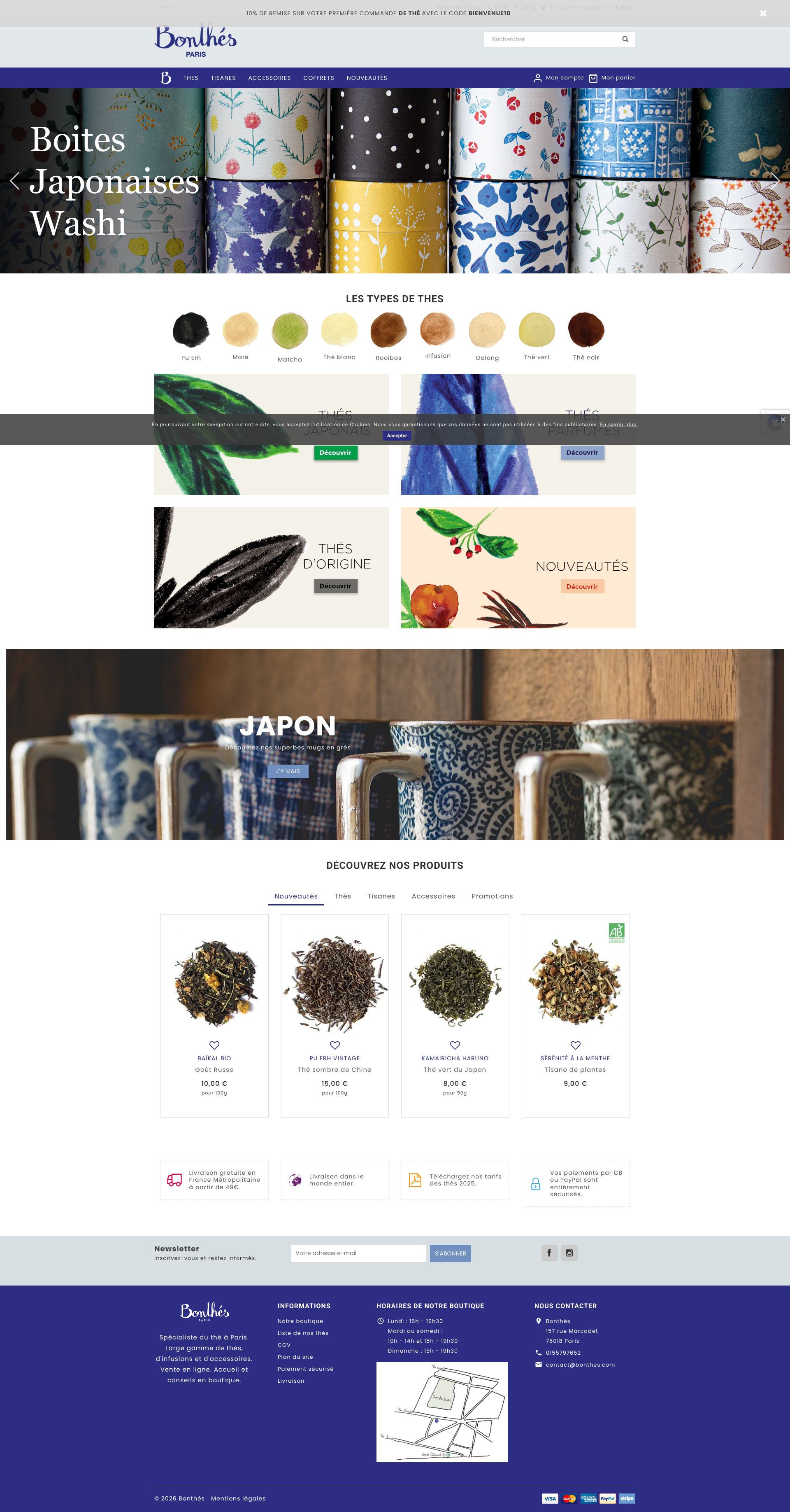 Aperçu du site