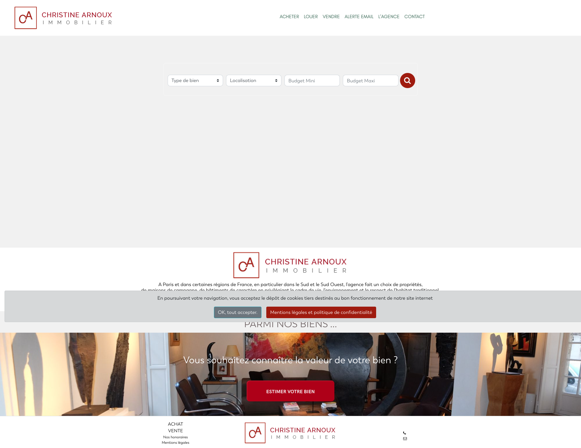 Aperçu du site