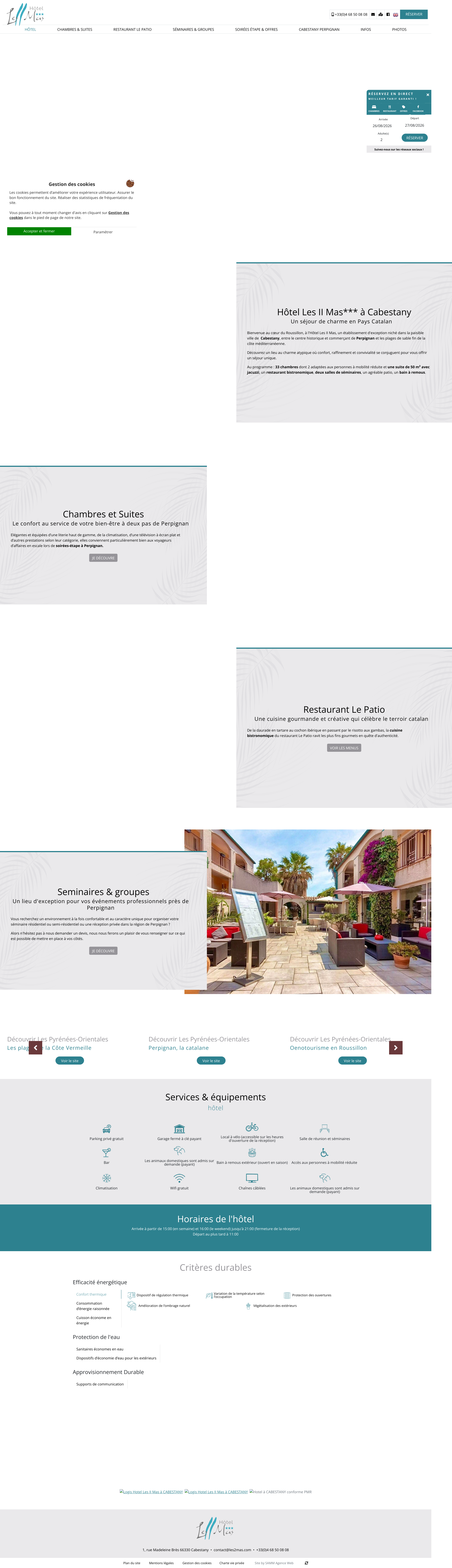 Aperçu du site