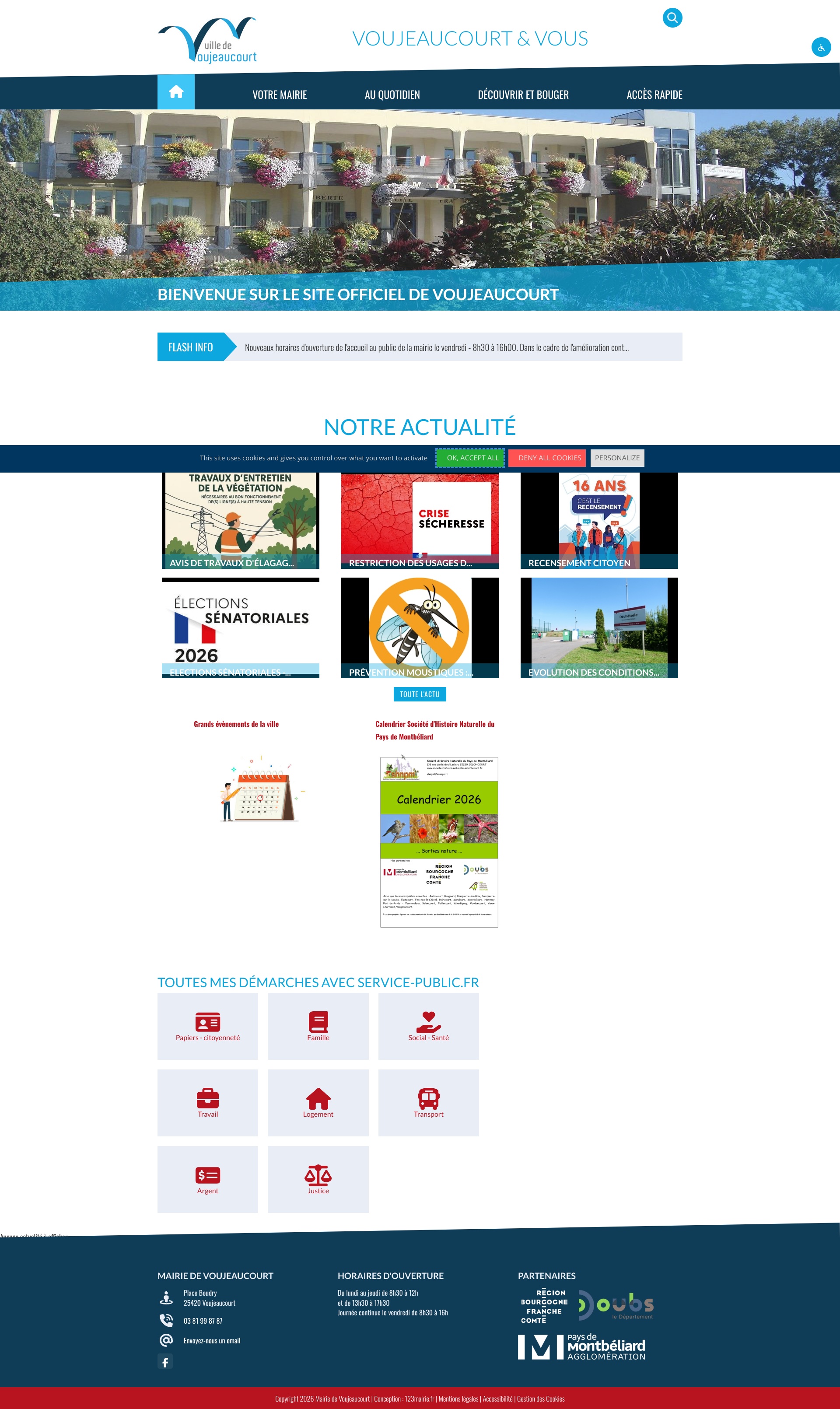 Aperçu du site