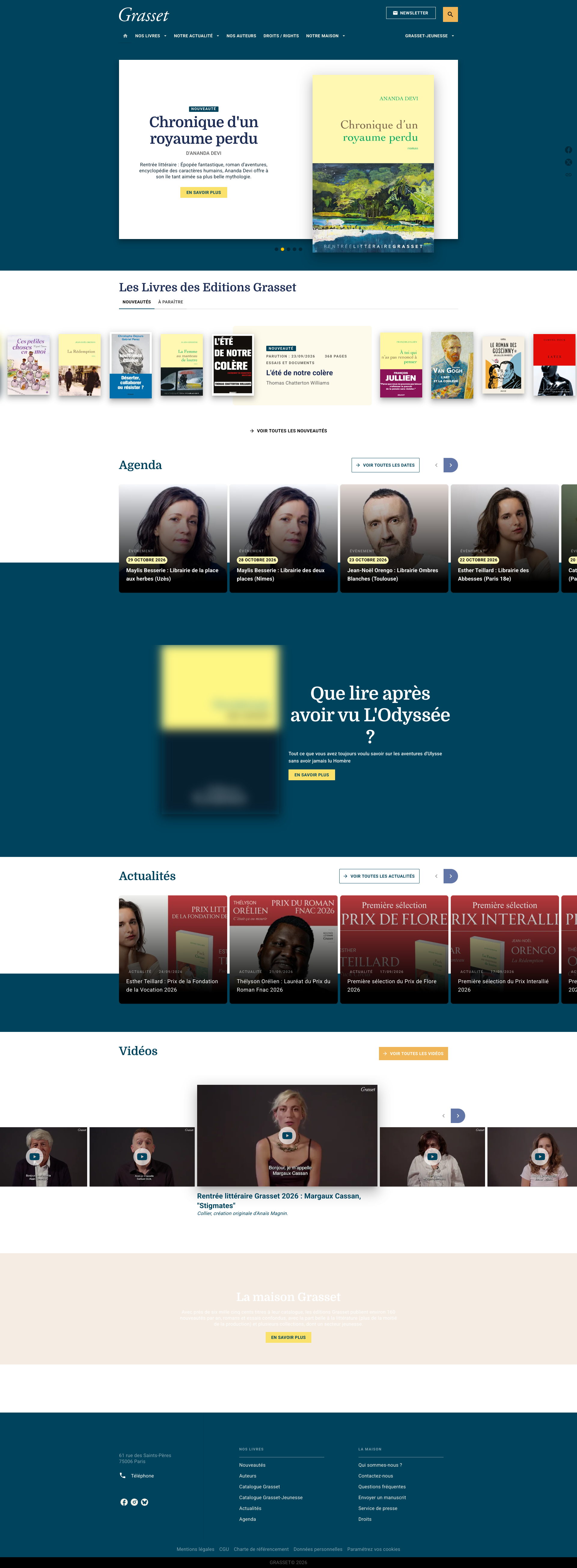 Aperçu du site
