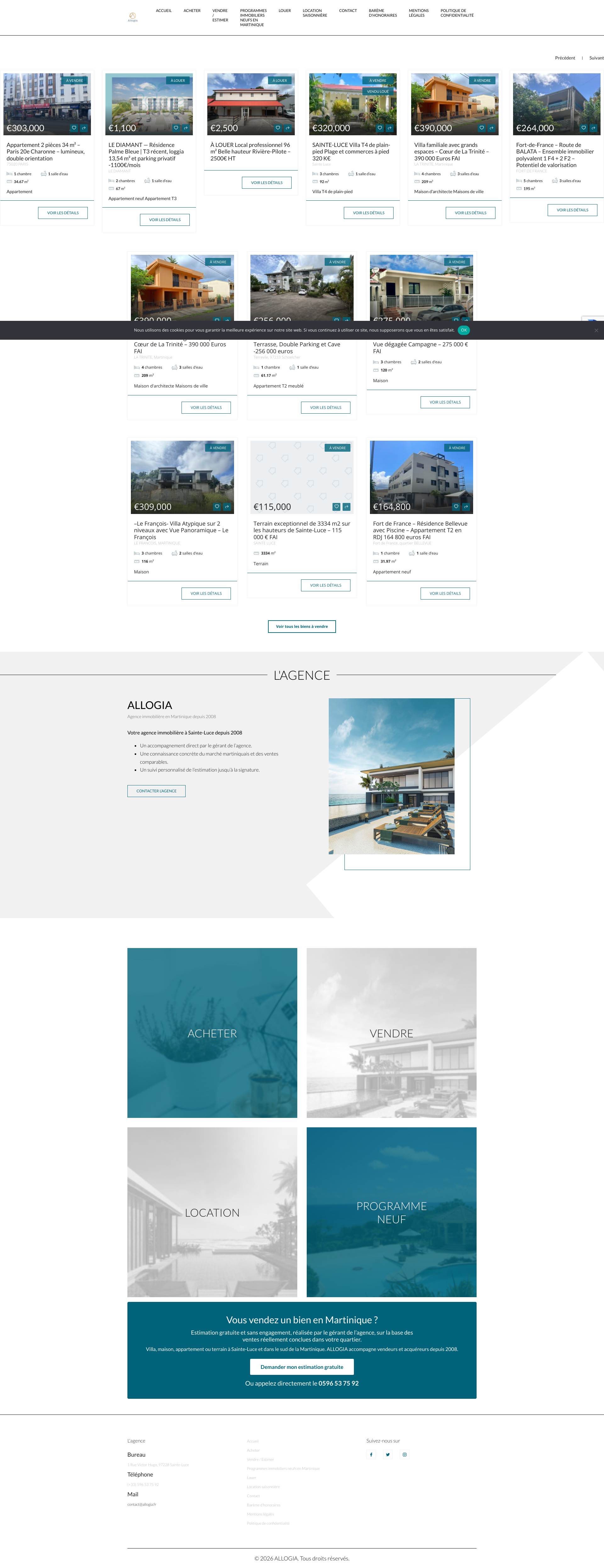 Aperçu du site