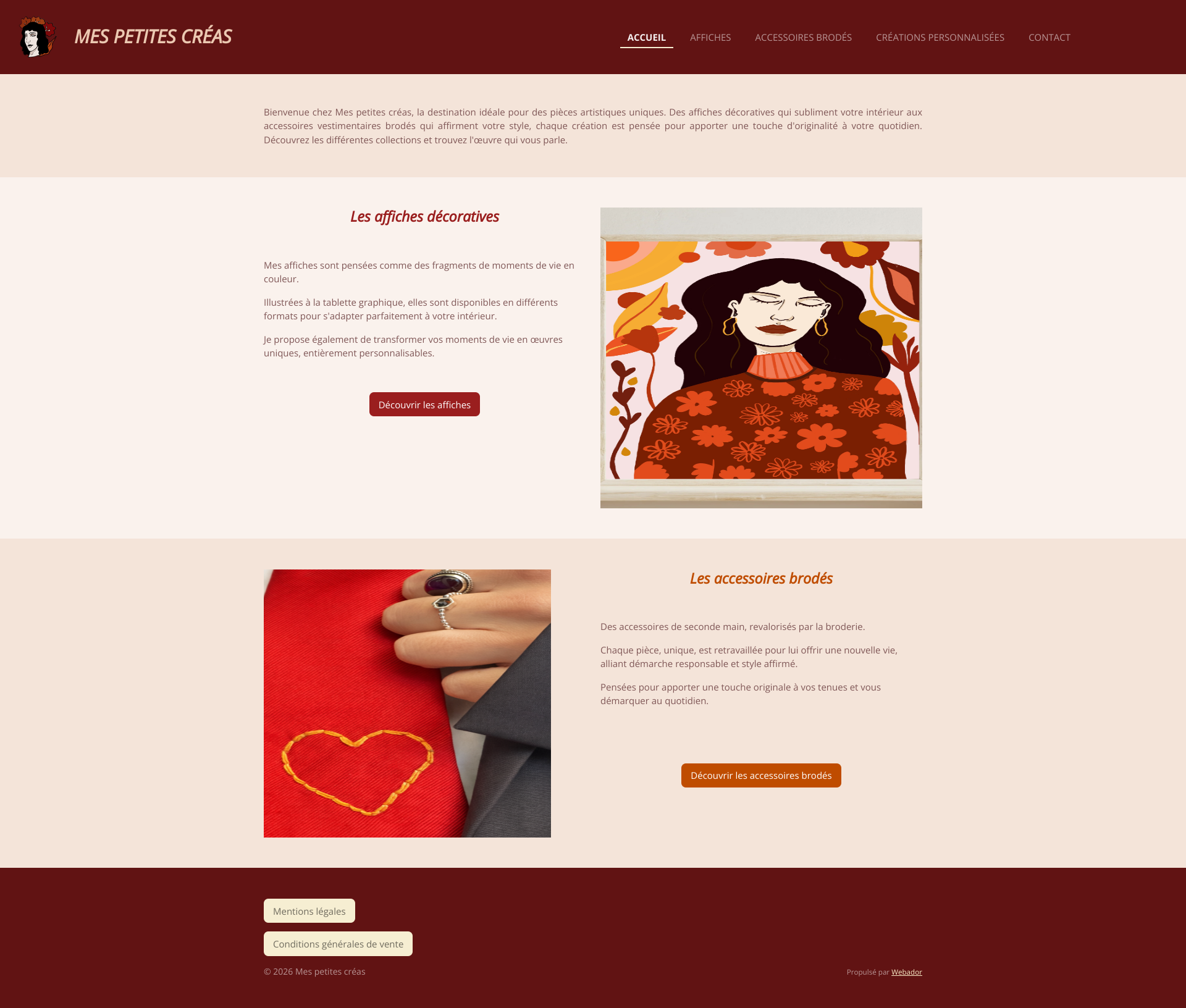 Aperçu du site