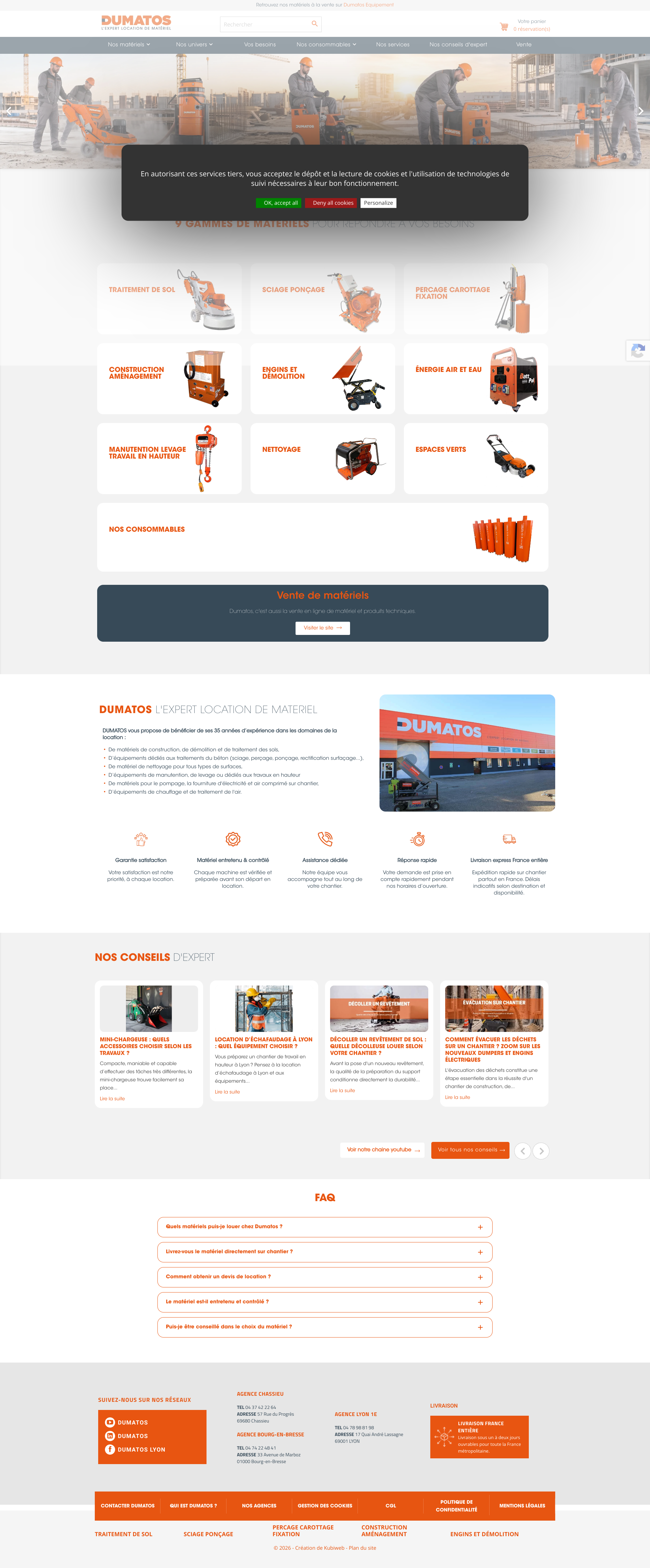 Aperçu du site