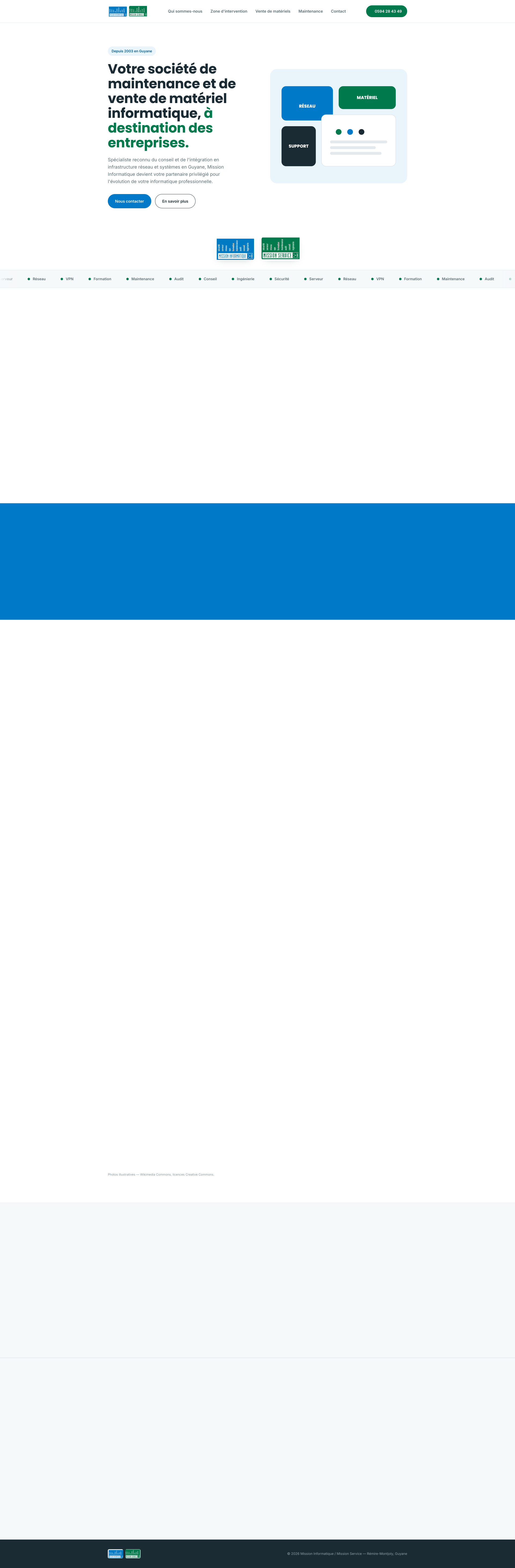 Aperçu du site