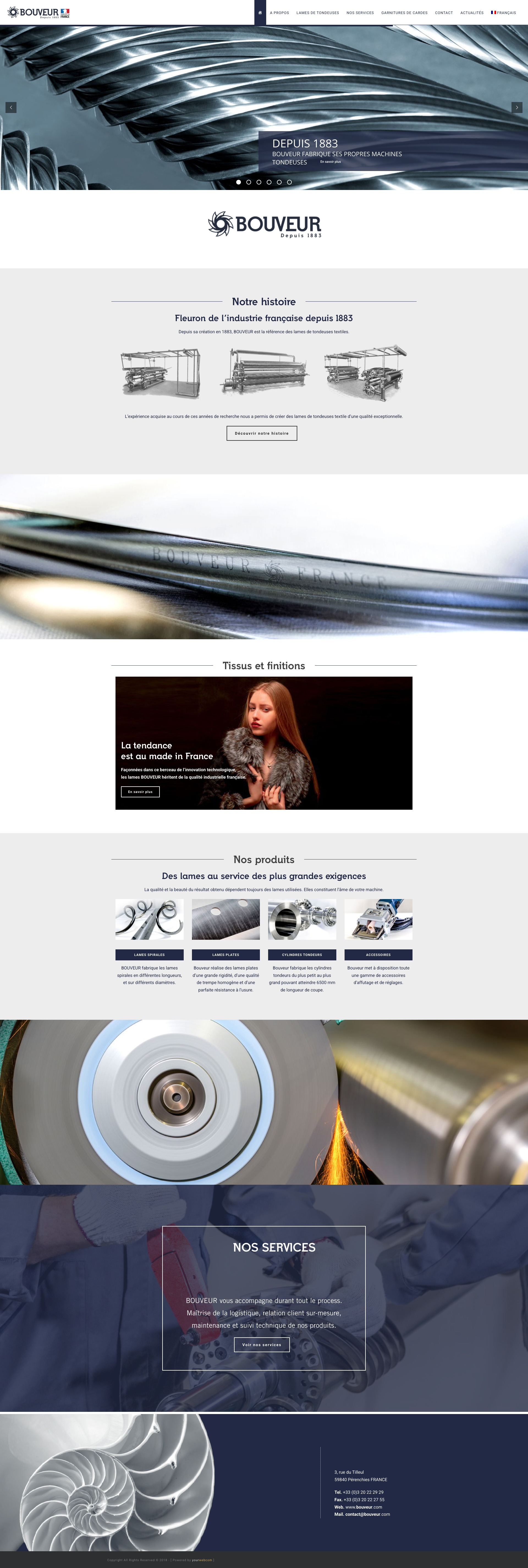 Aperçu du site