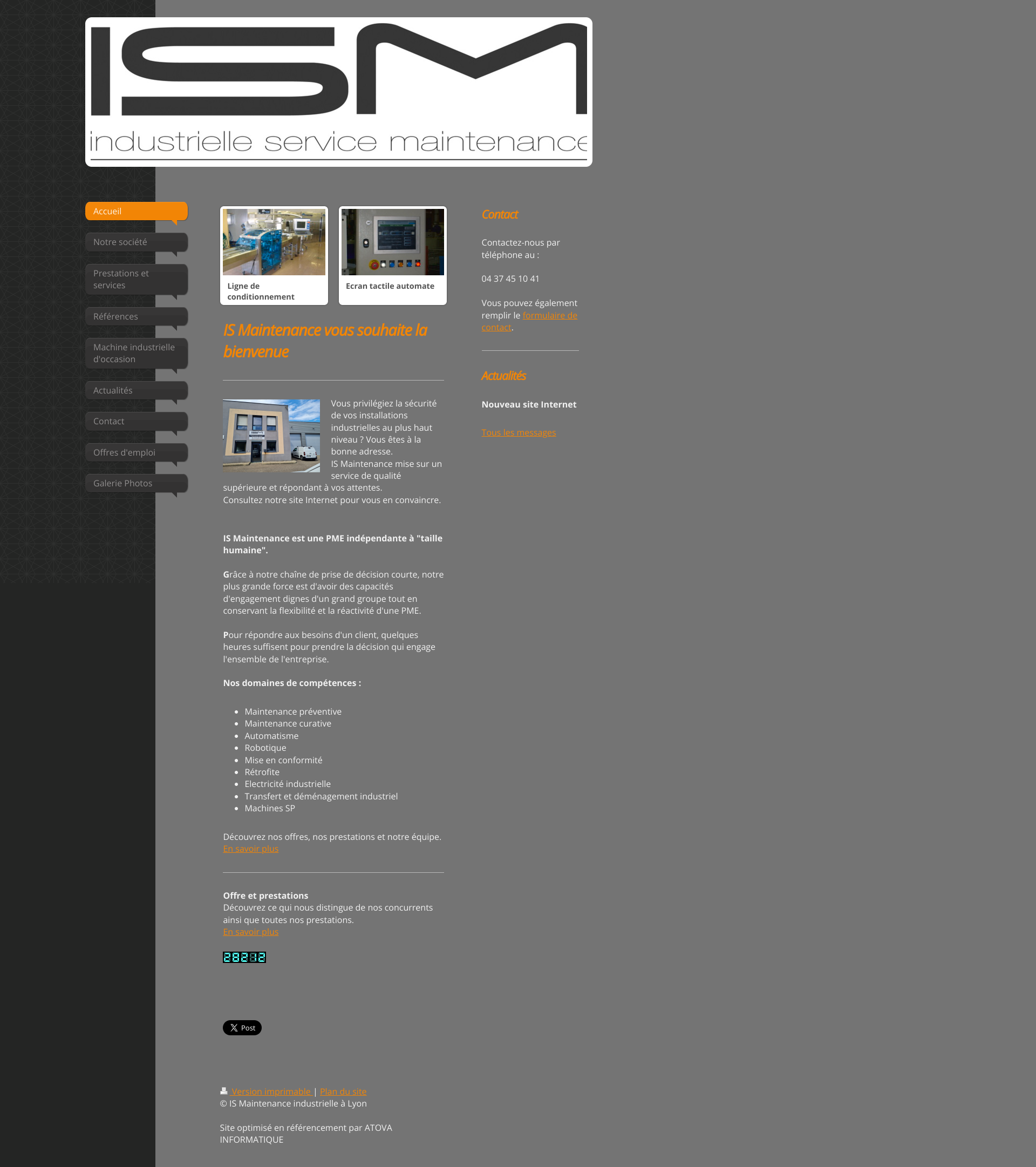 Aperçu du site