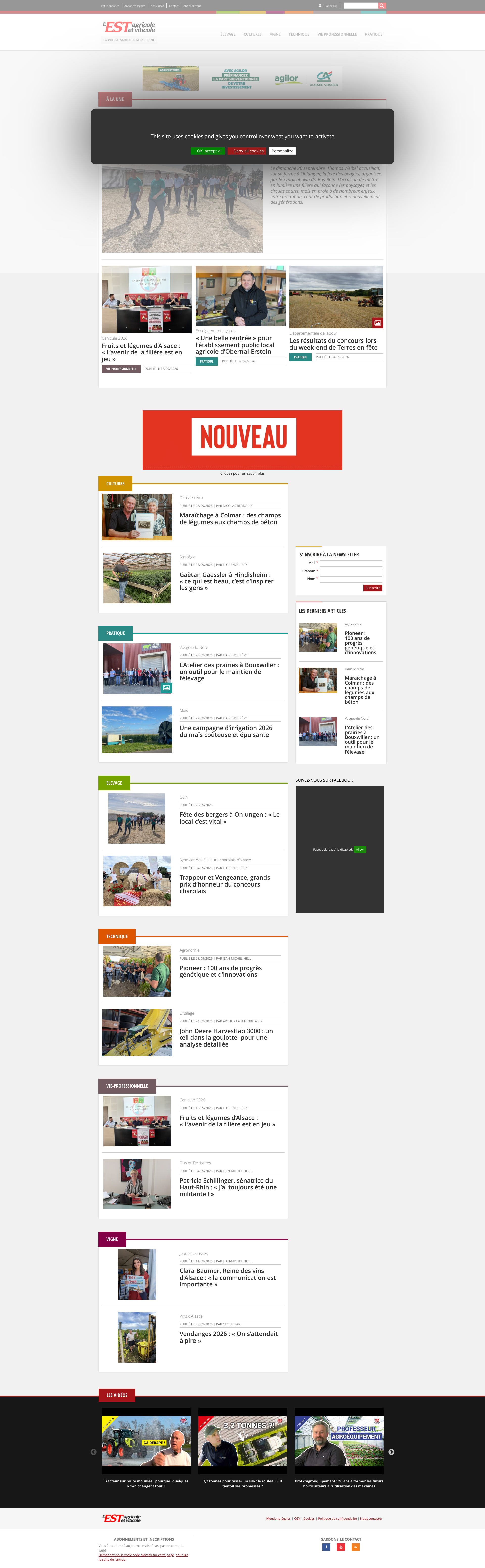 Aperçu du site