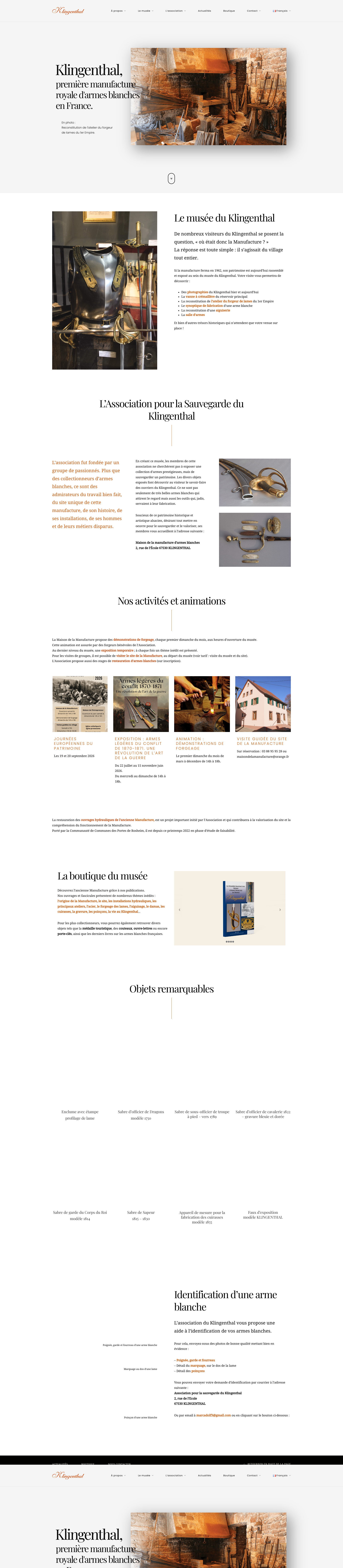 Aperçu du site