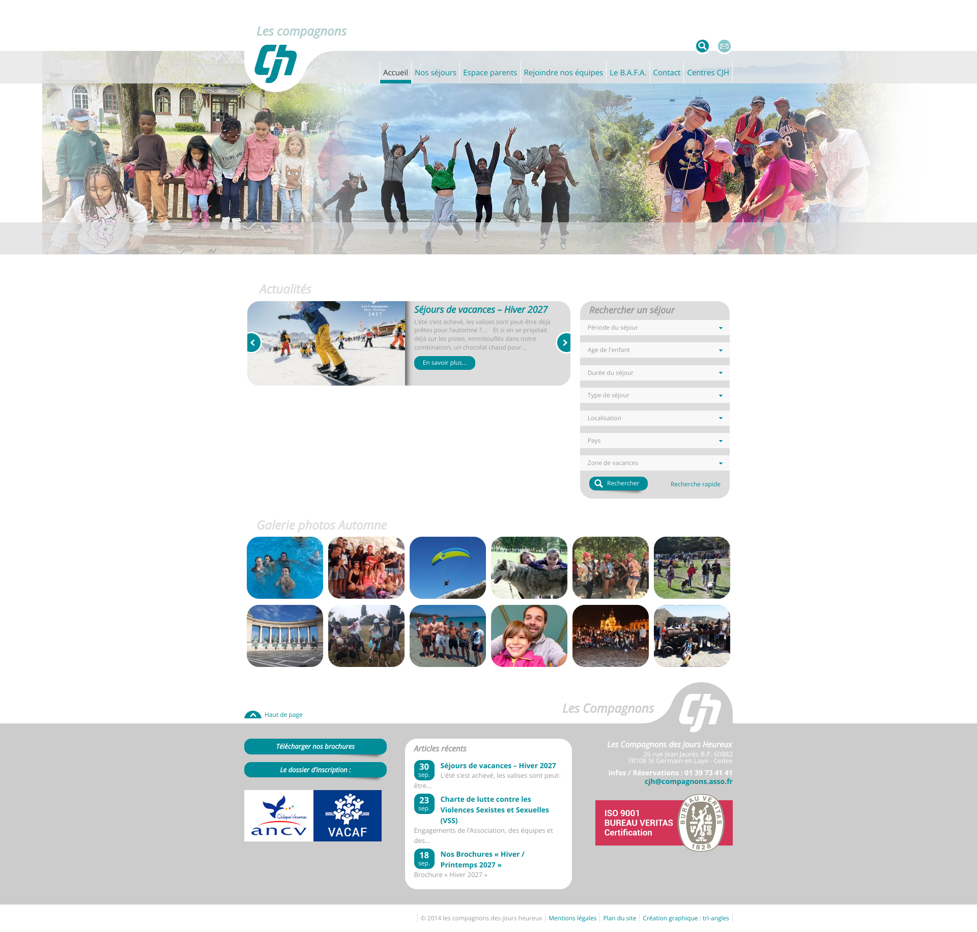 Aperçu du site