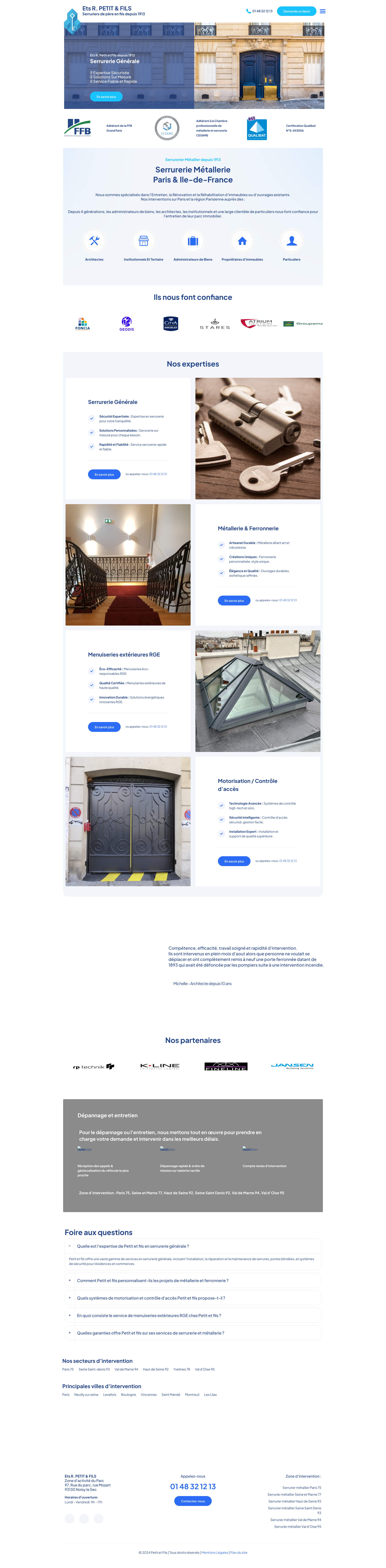 Aperçu du site