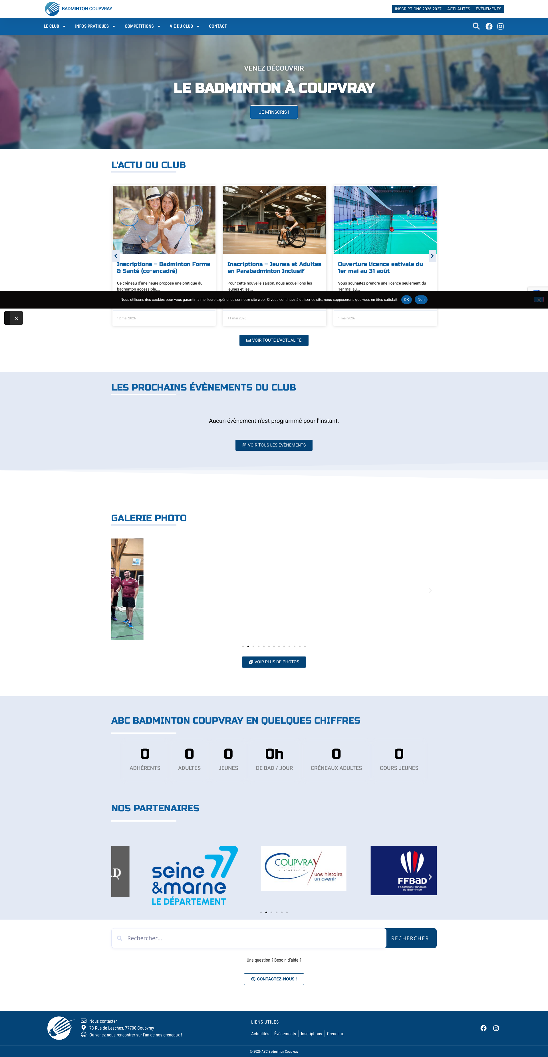 Aperçu du site