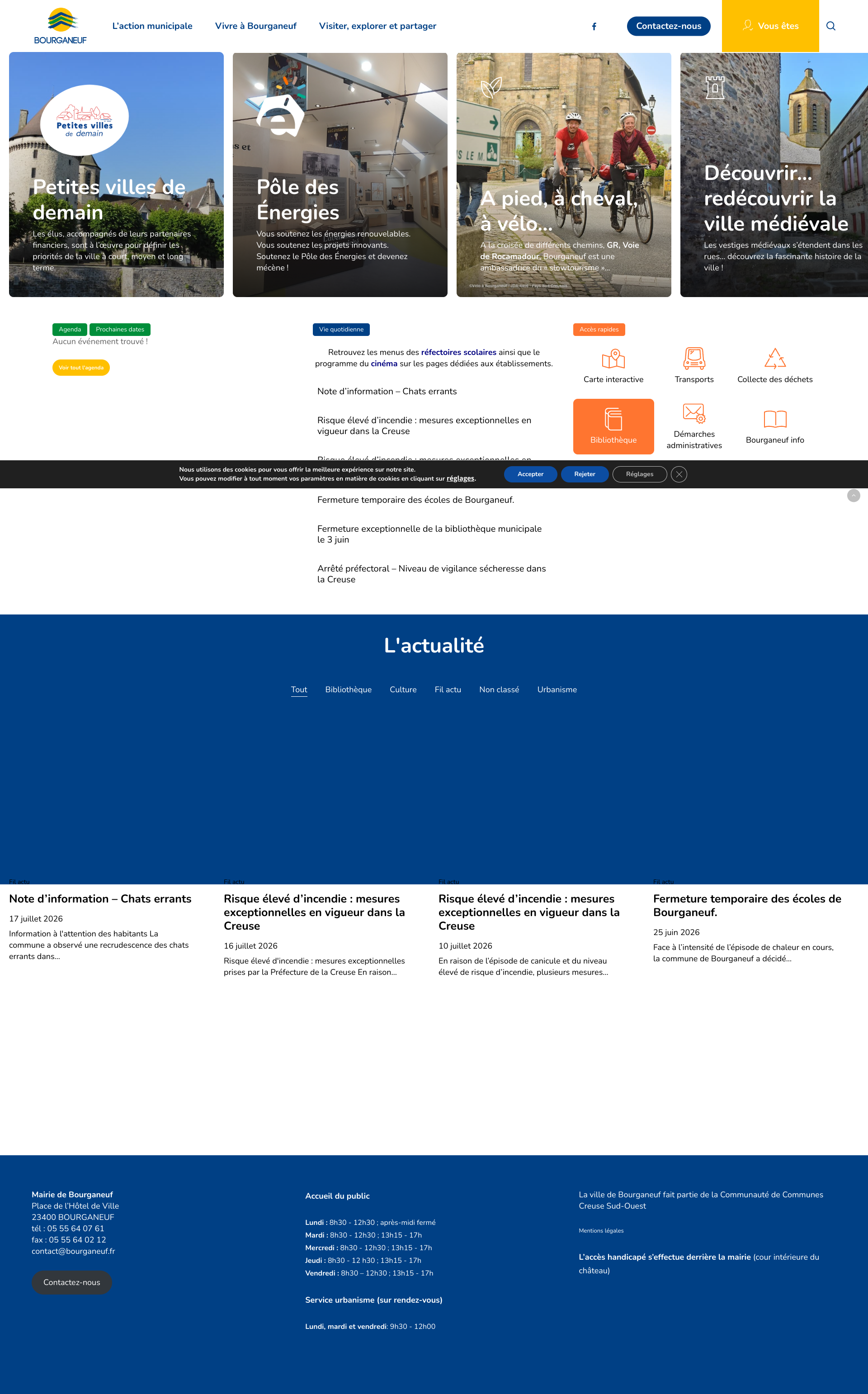 Aperçu du site
