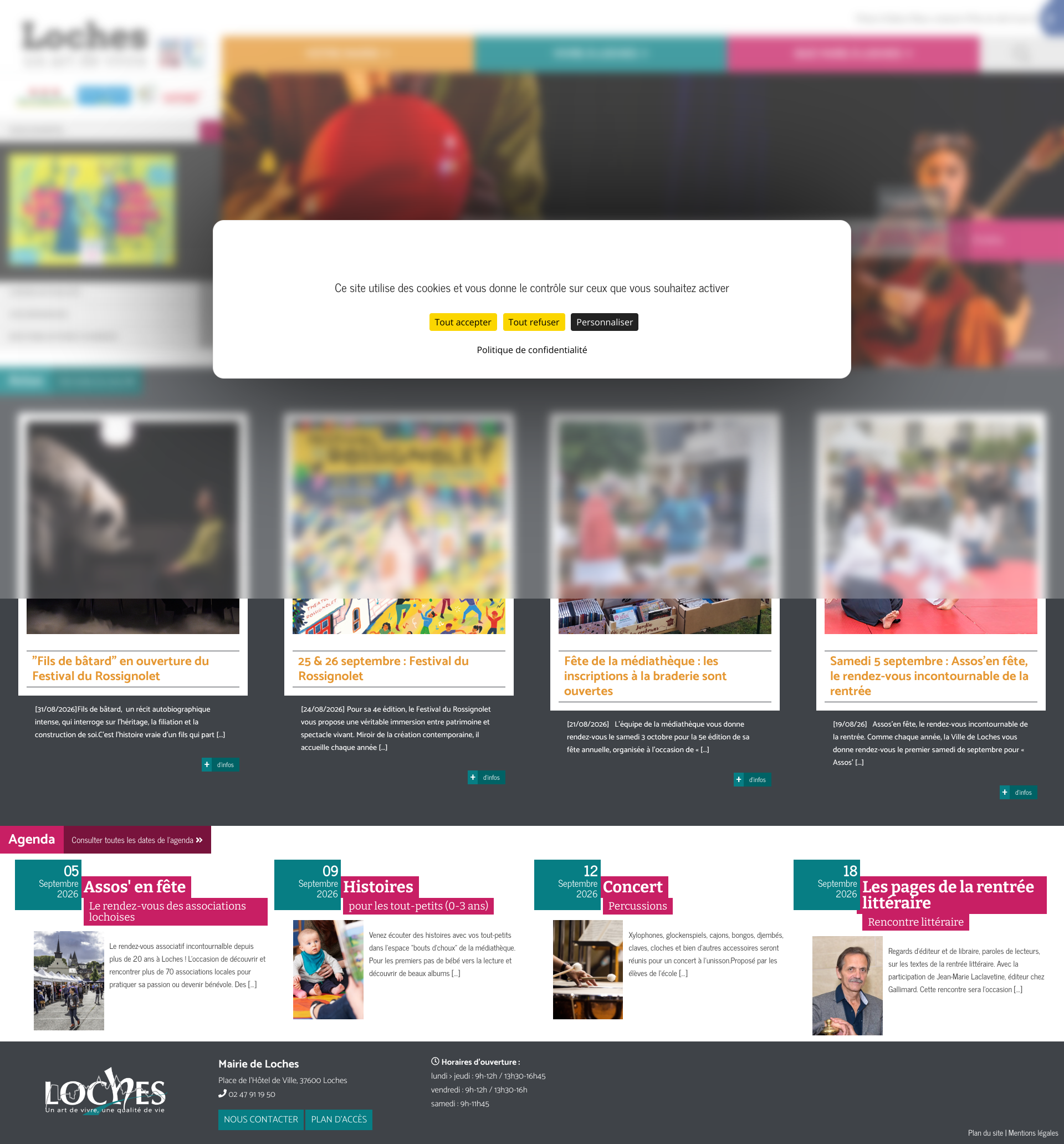 Aperçu du site