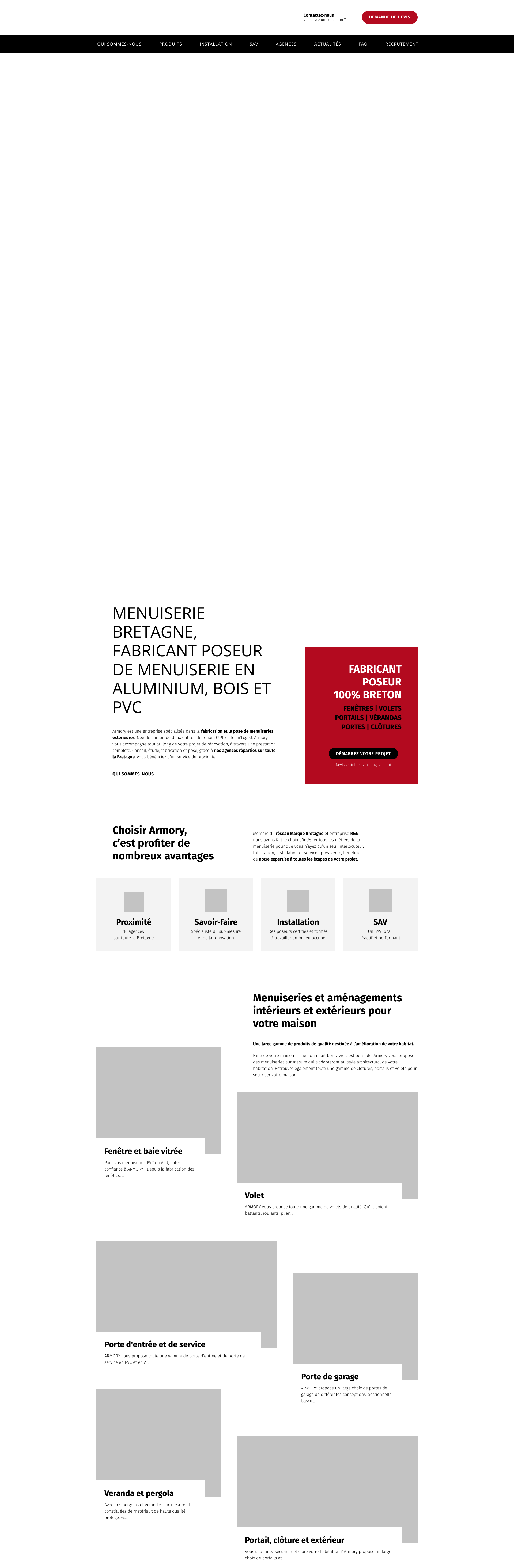 Aperçu du site