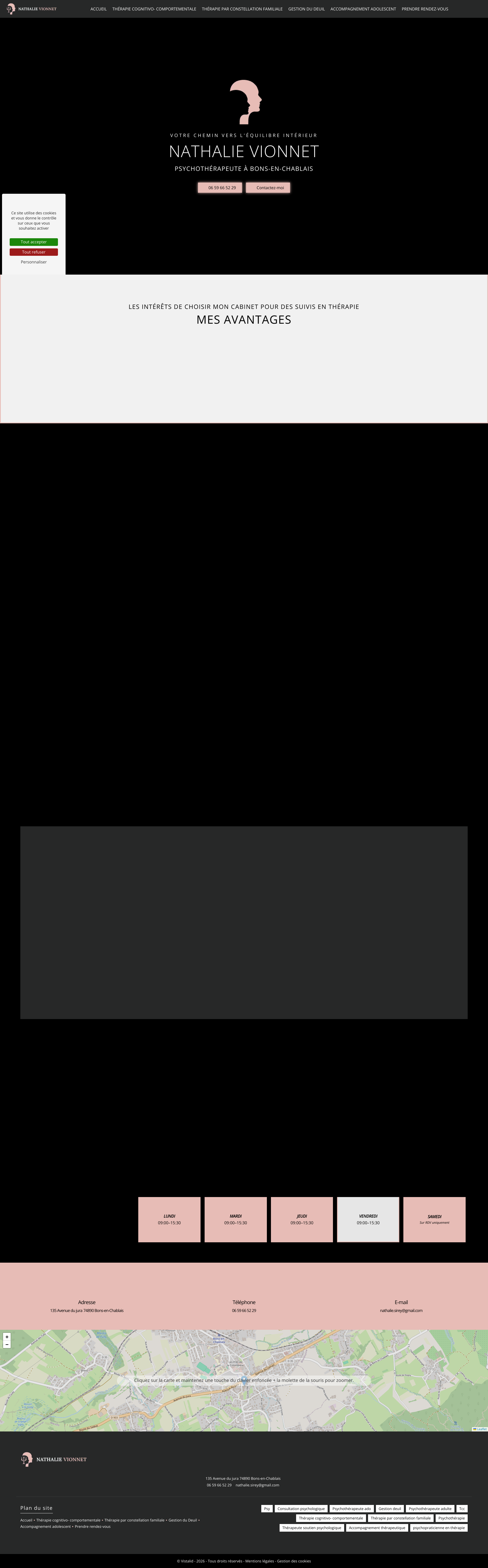 Aperçu du site