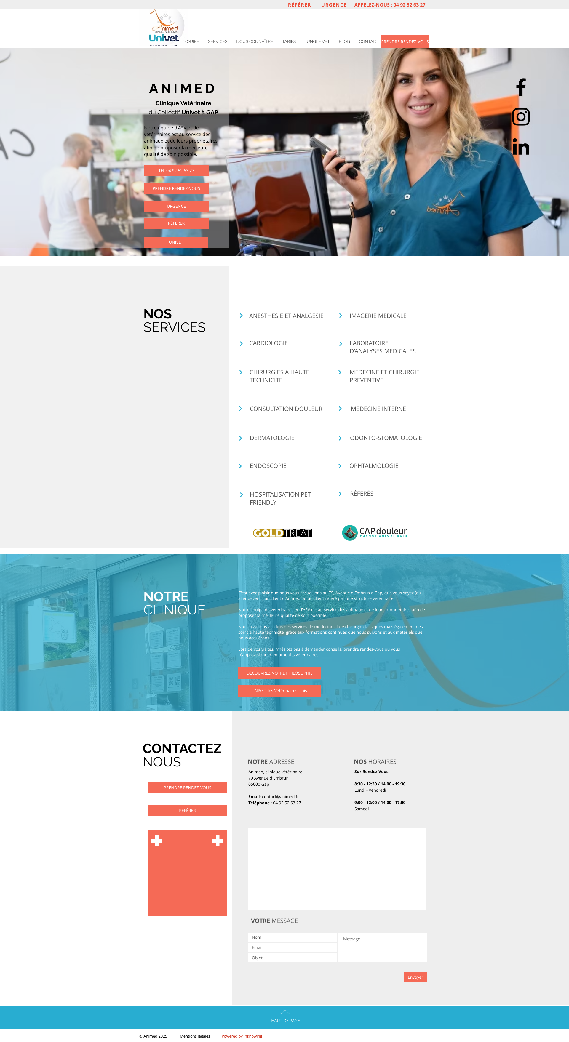 Aperçu du site