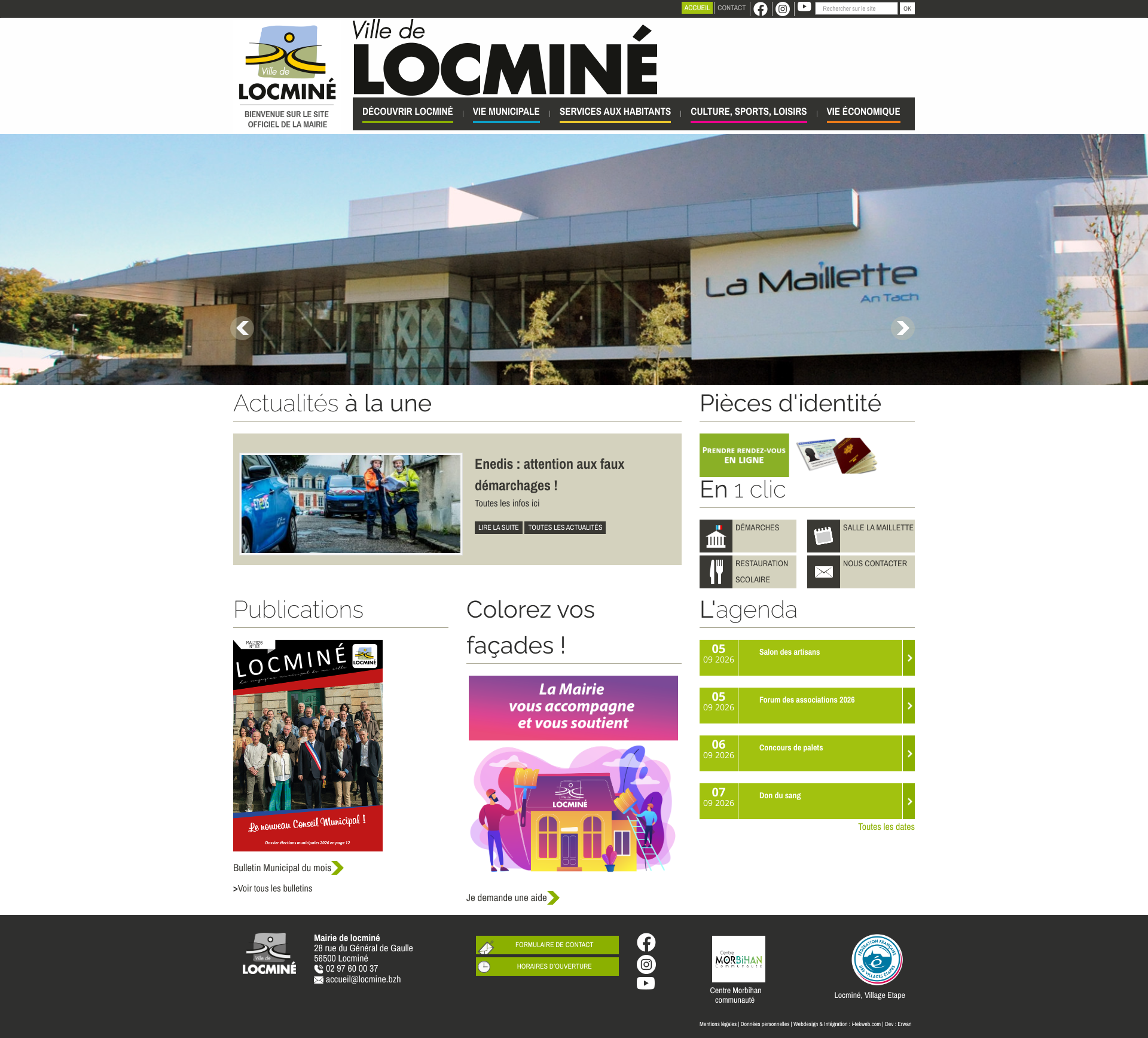 Aperçu du site