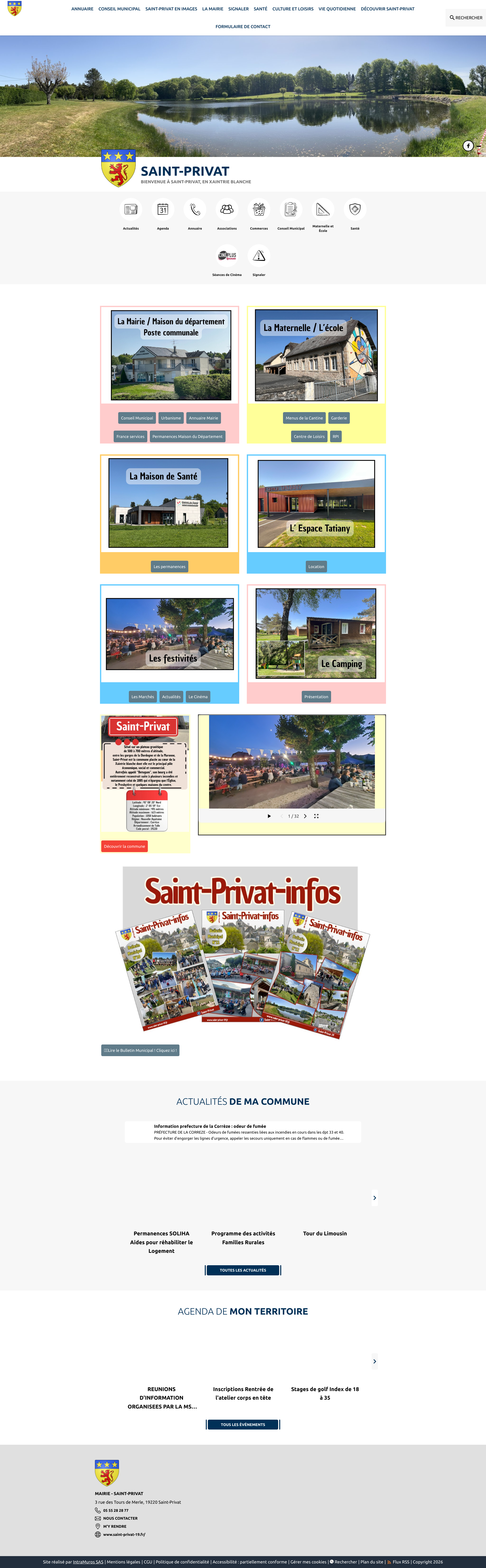 Aperçu du site