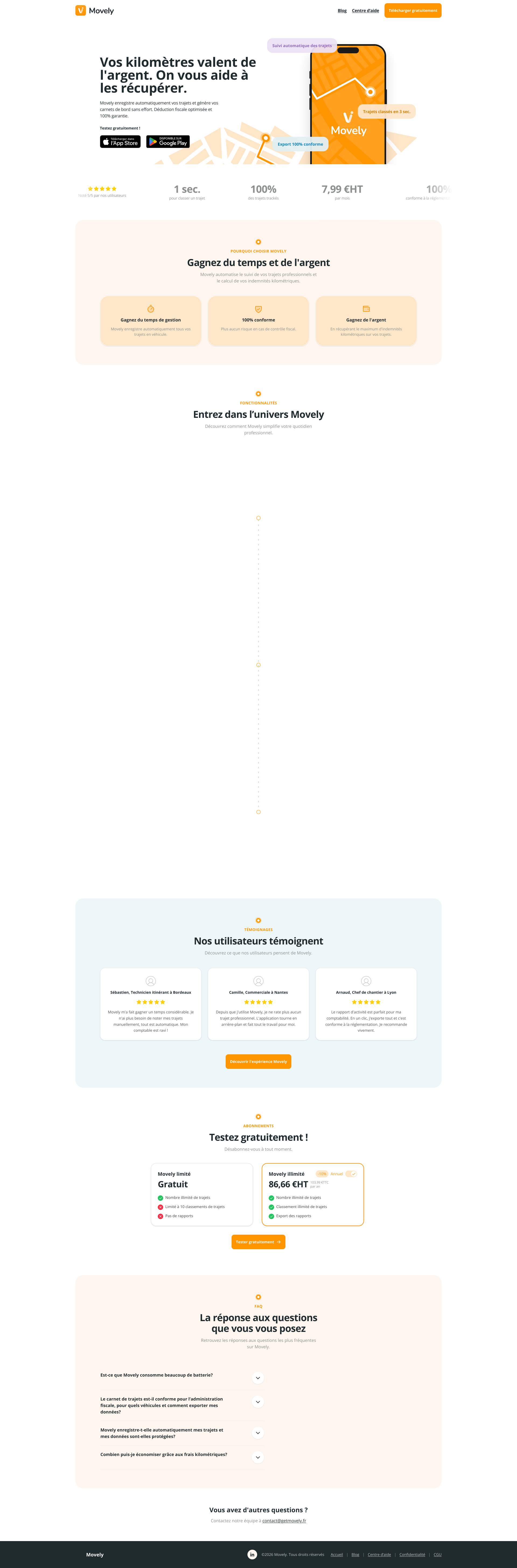 Aperçu du site