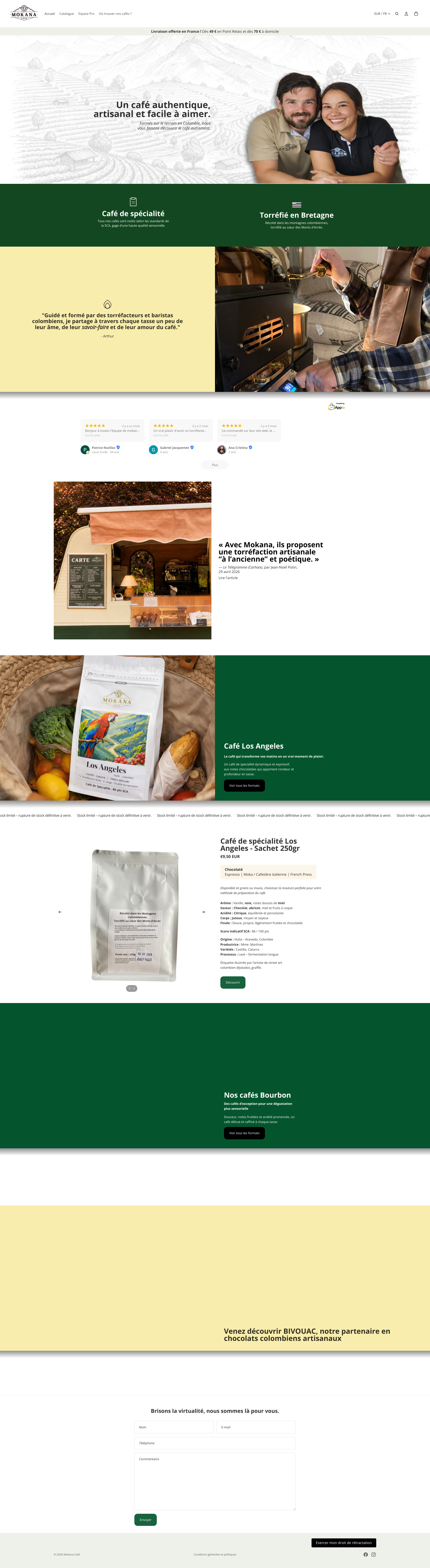 Aperçu du site