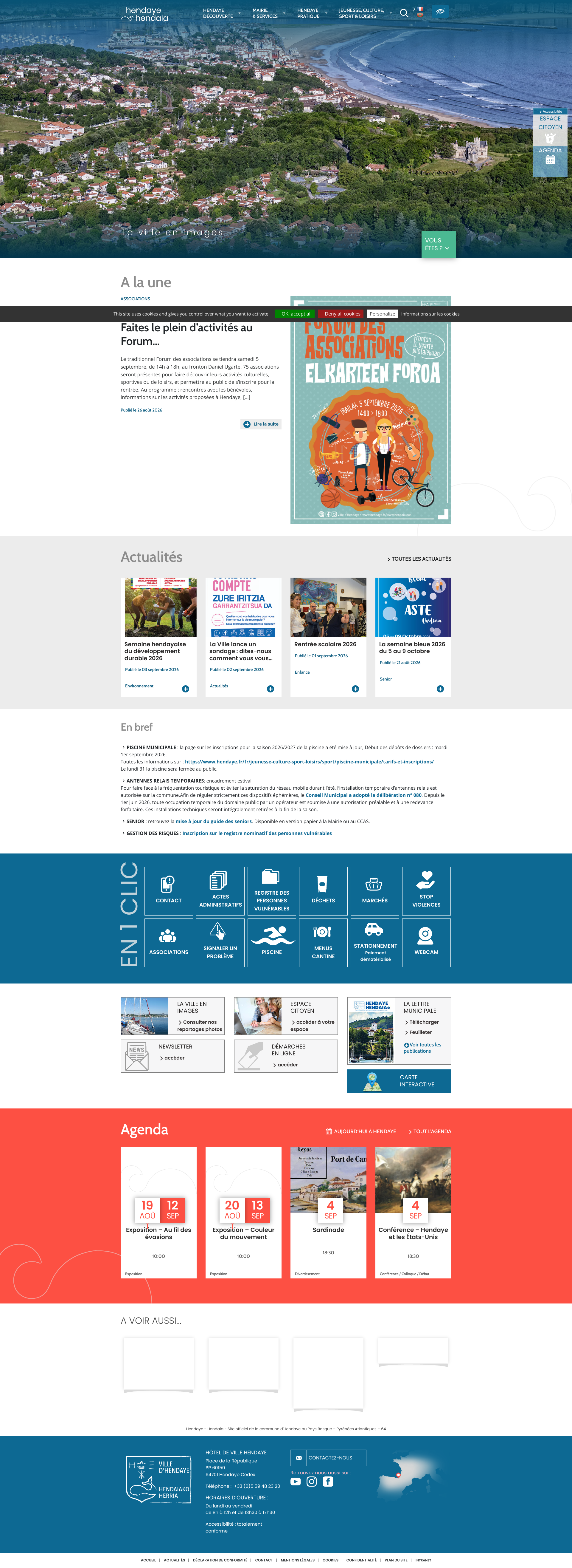 Aperçu du site
