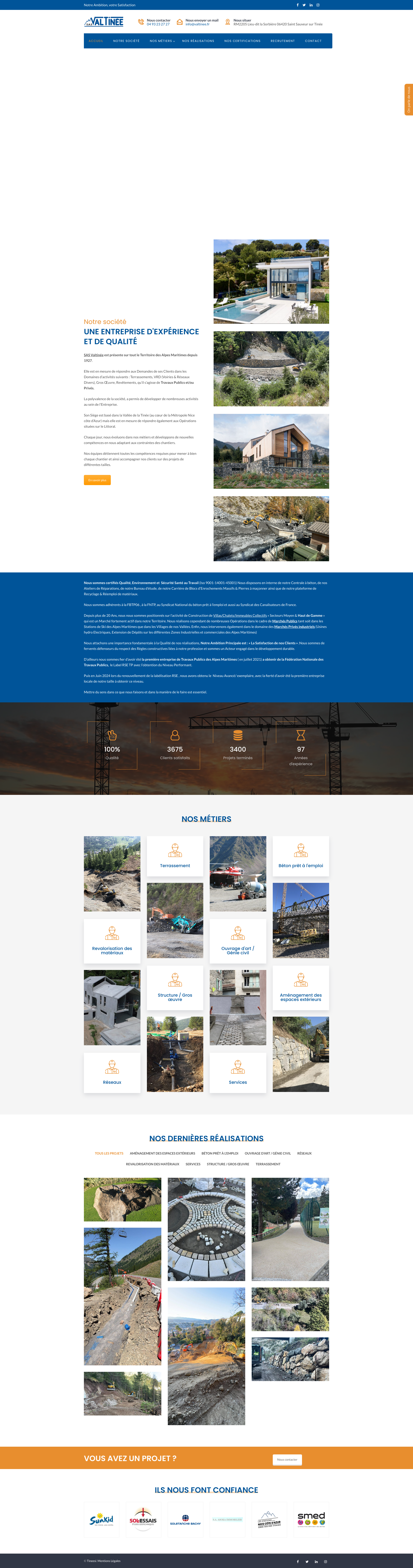 Aperçu du site