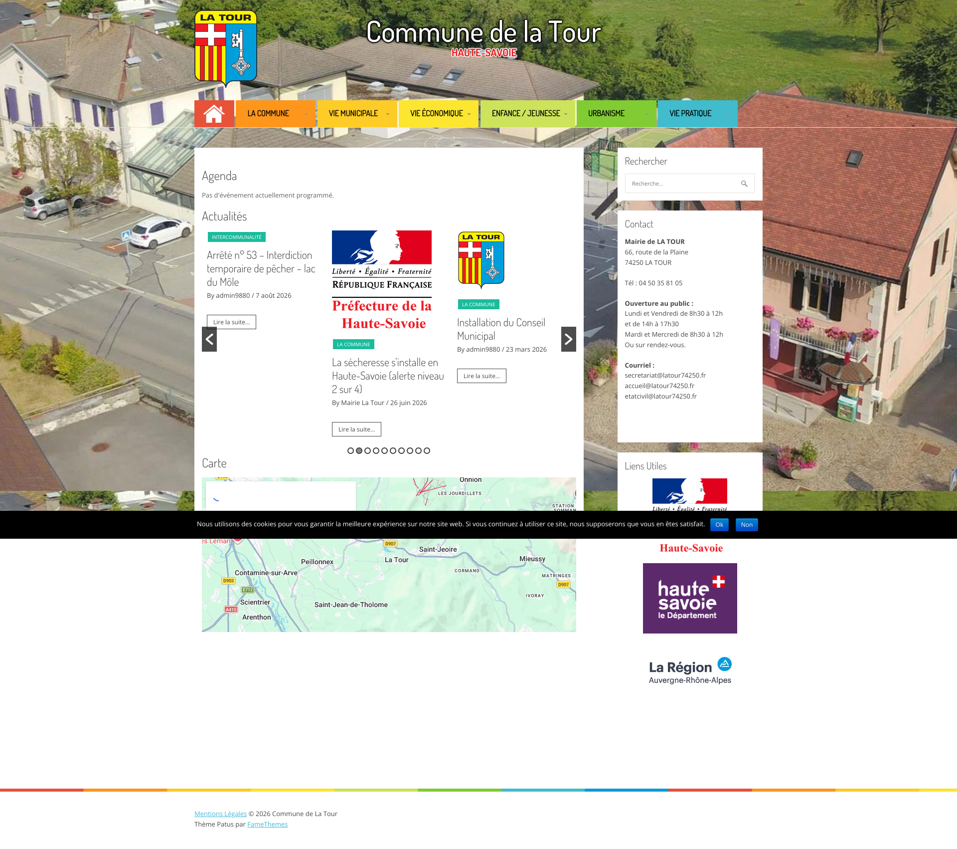 Aperçu du site