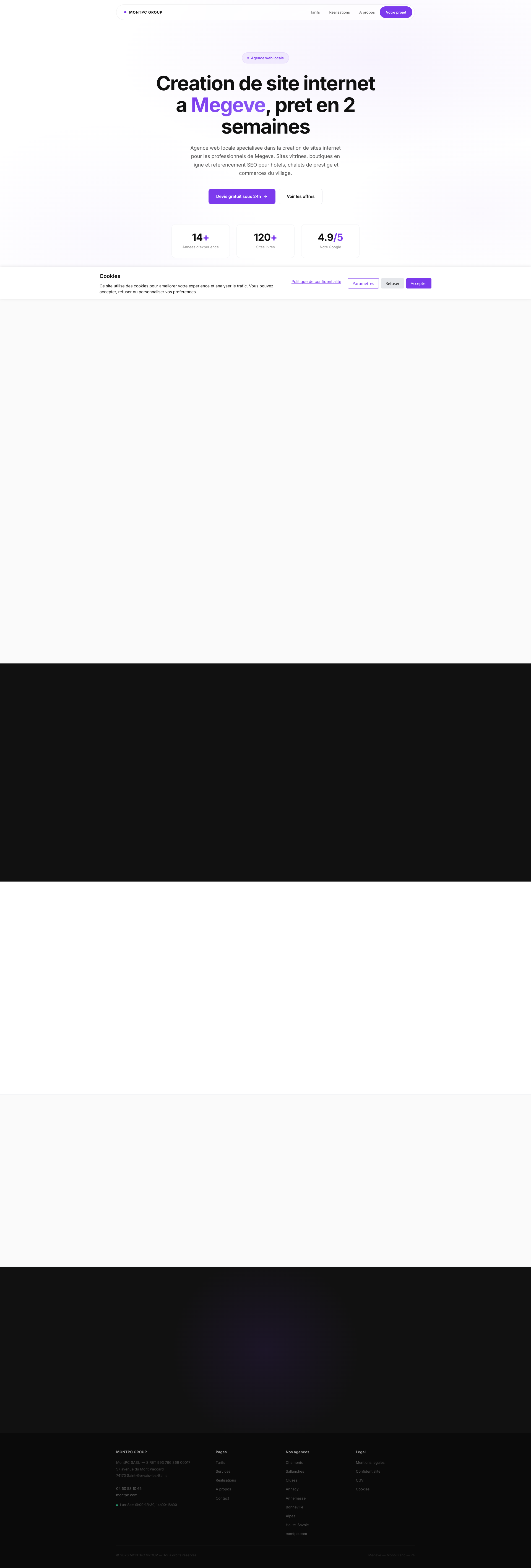 Aperçu du site