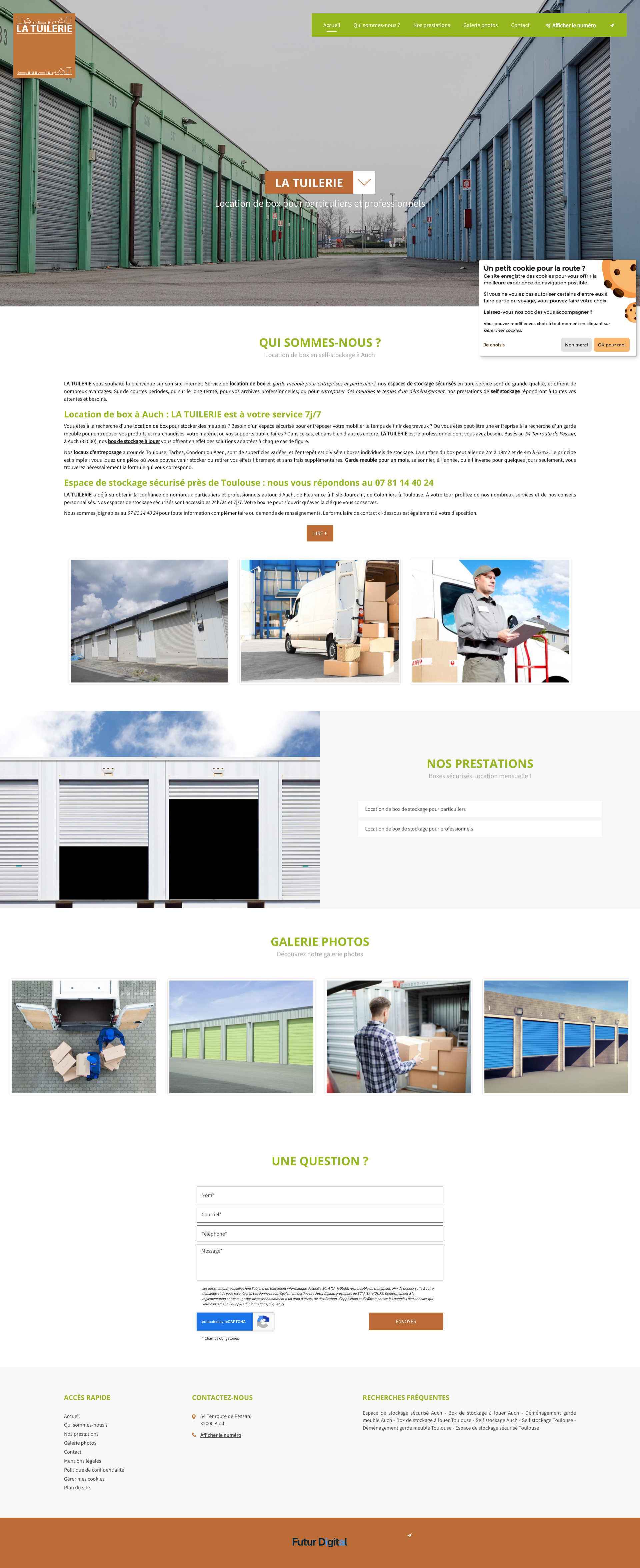 Aperçu du site