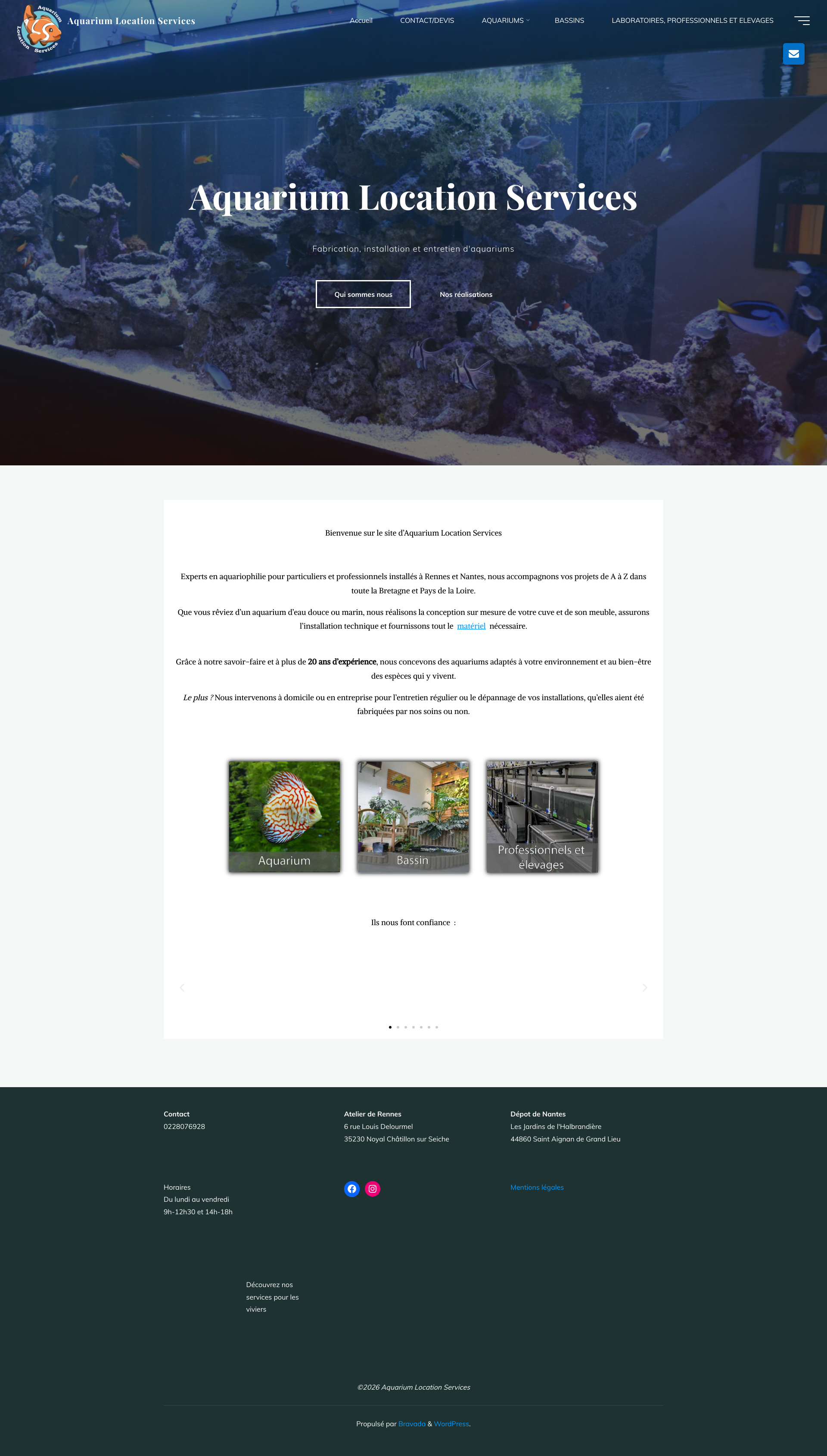 Aperçu du site