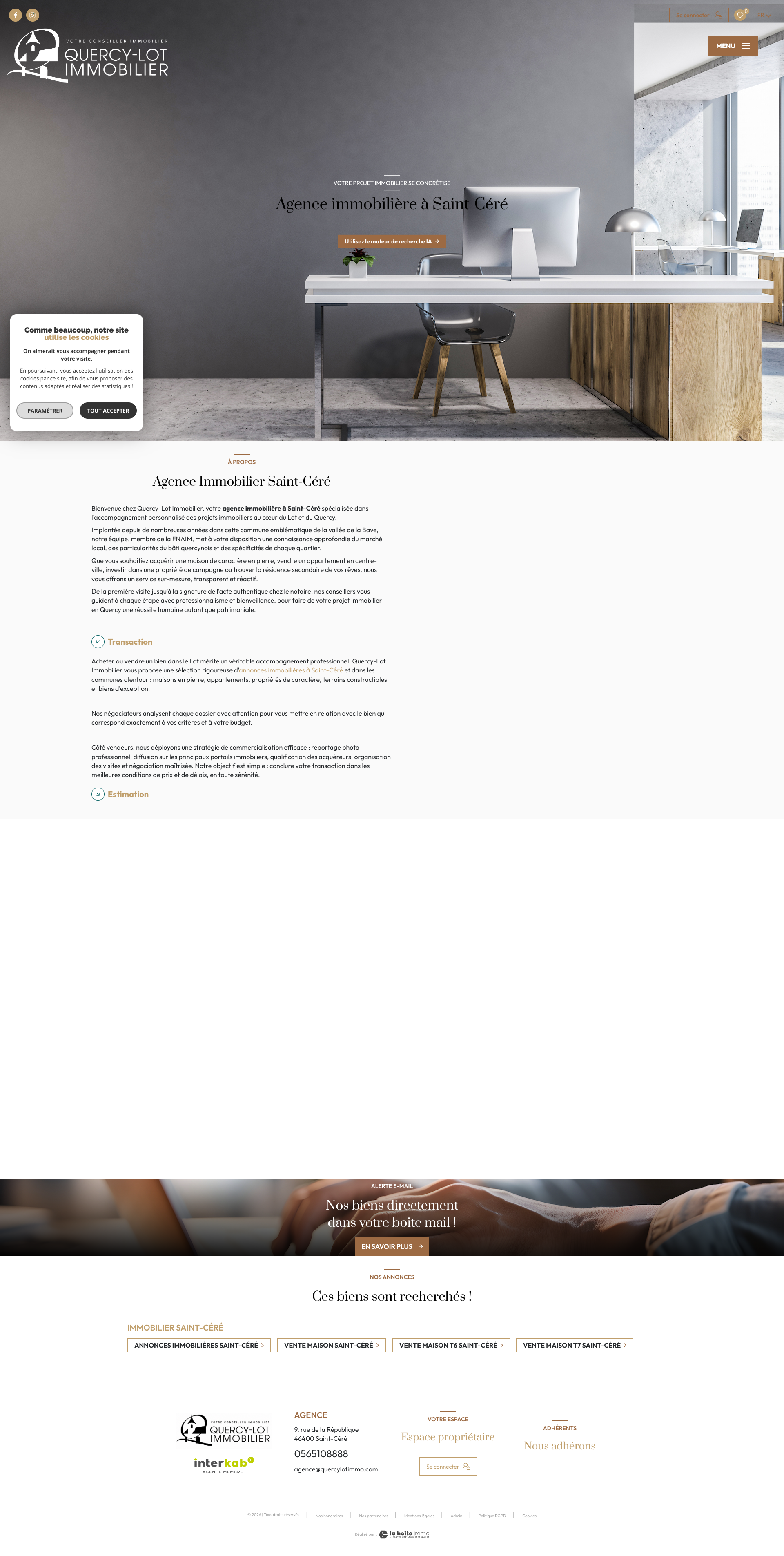 Aperçu du site