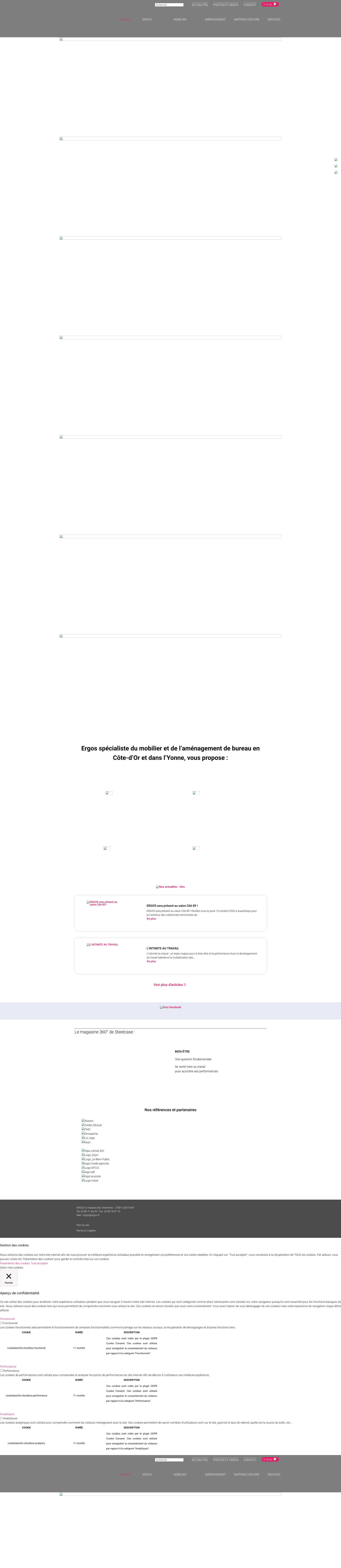 Aperçu du site
