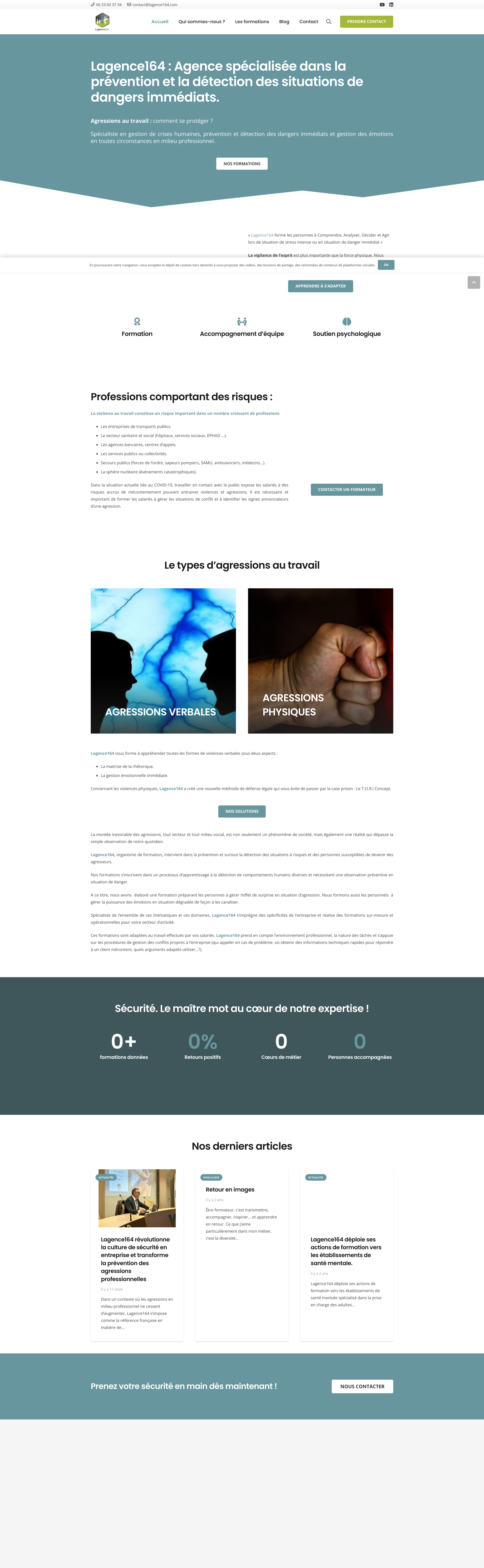 Aperçu du site