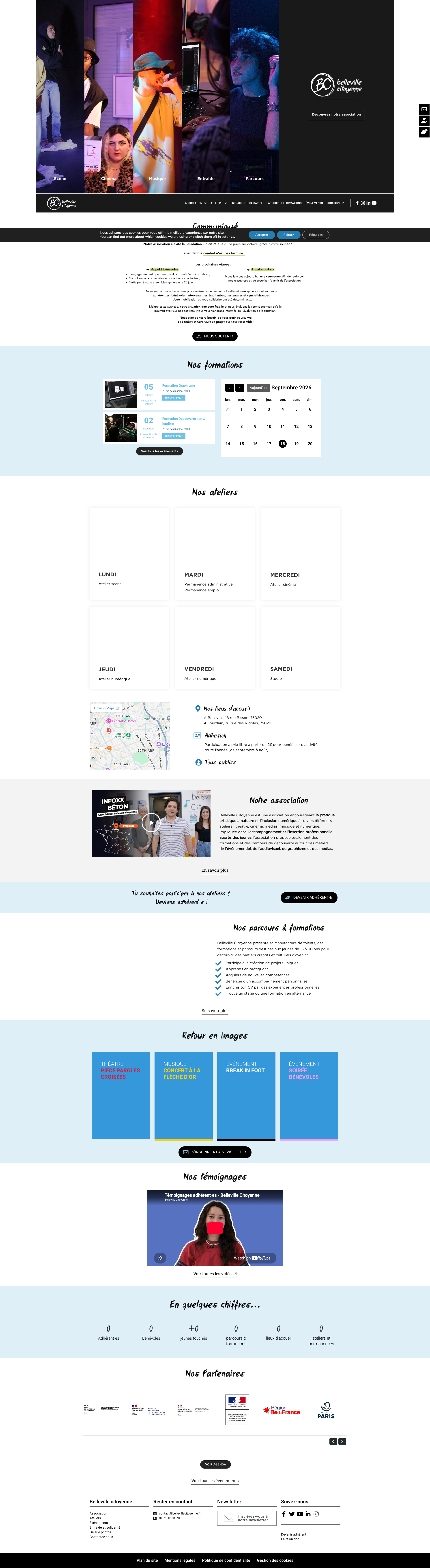 Aperçu du site