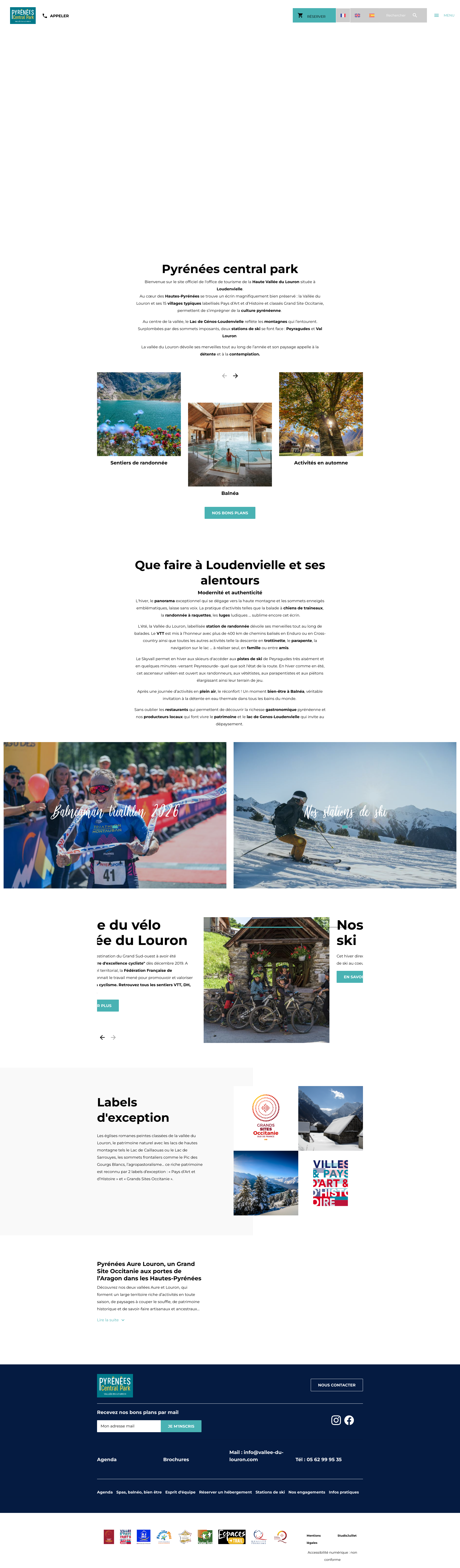 Aperçu du site