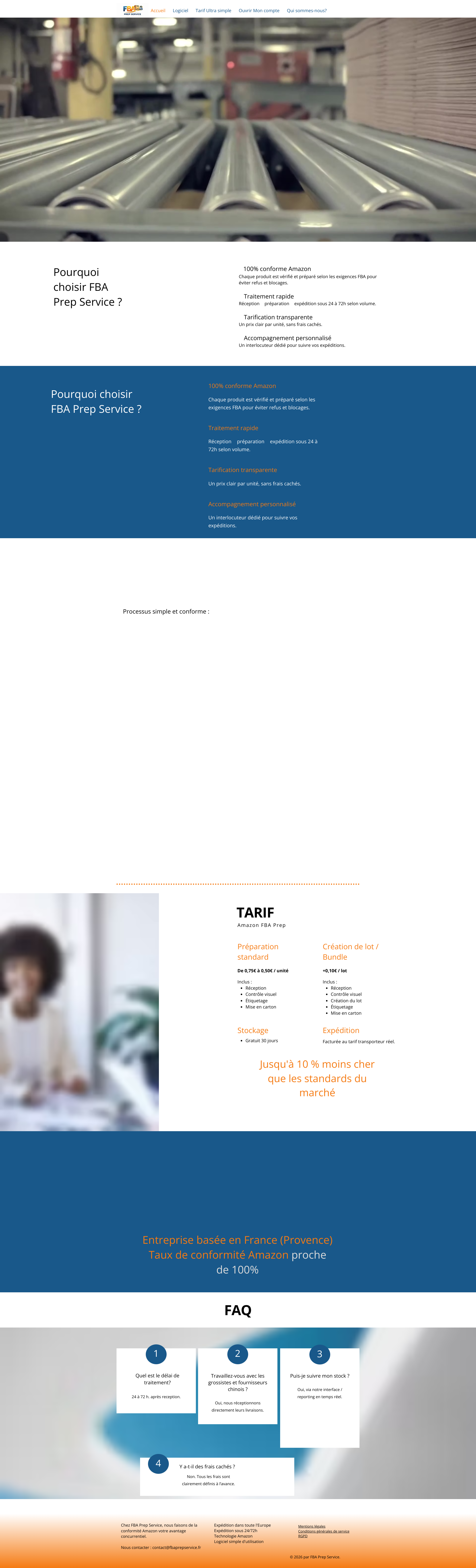 Aperçu du site