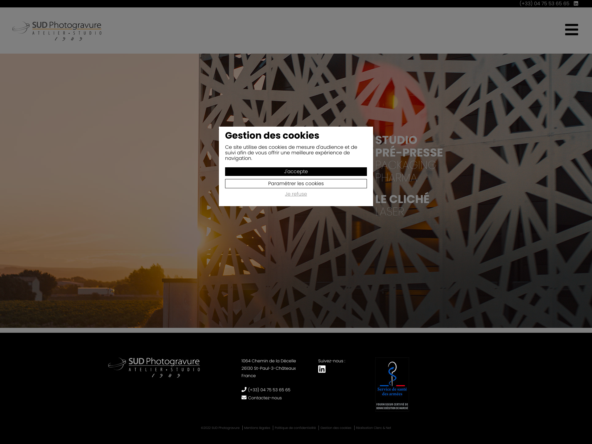 Aperçu du site