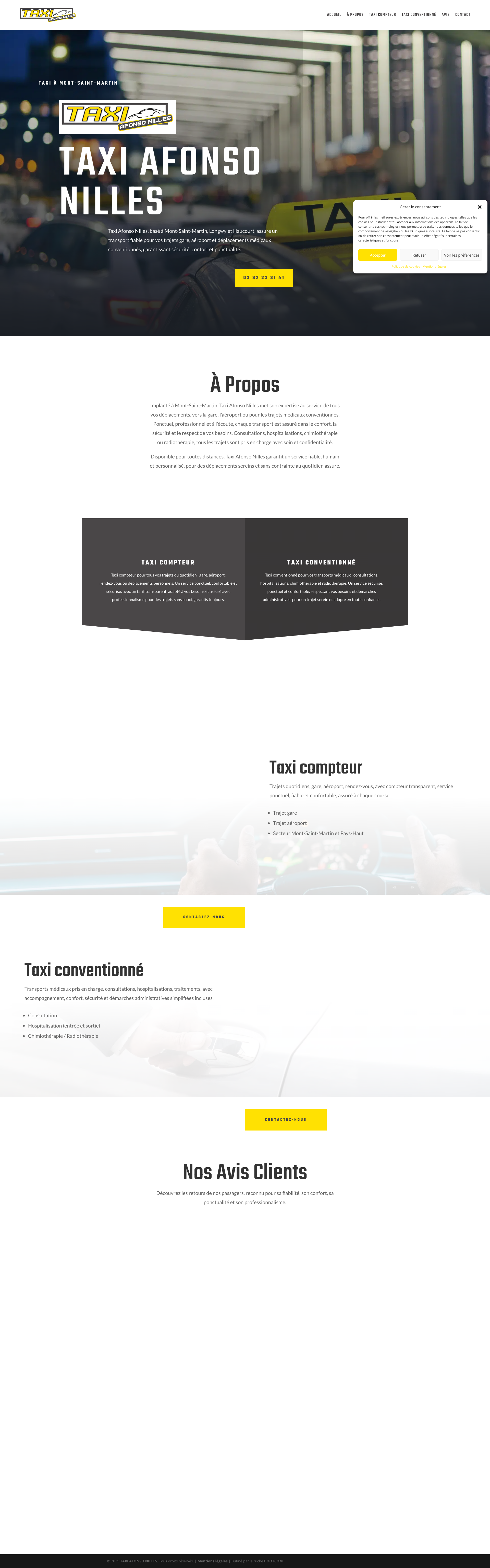 Aperçu du site