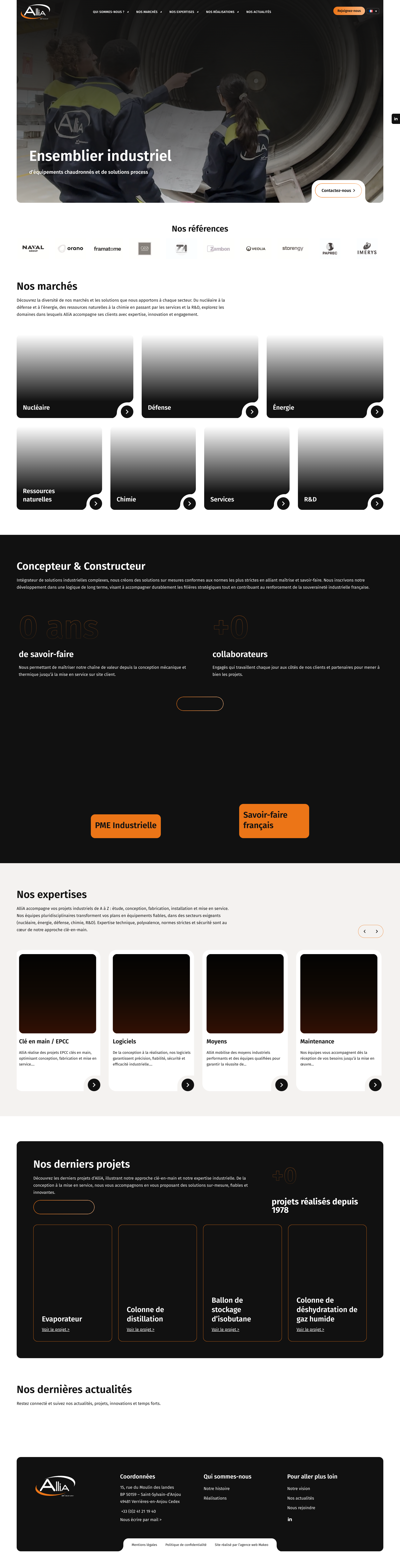 Aperçu du site