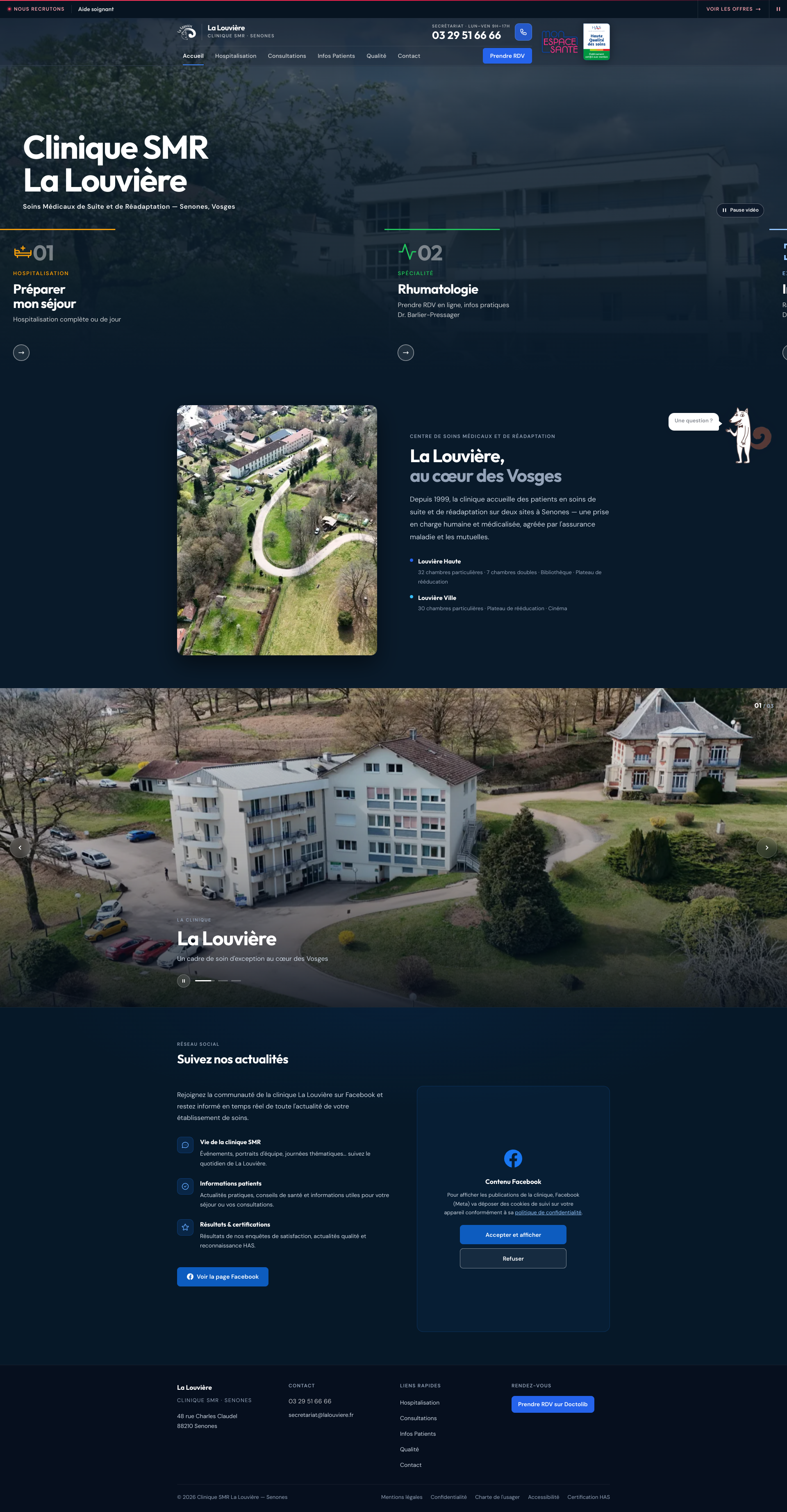 Aperçu du site