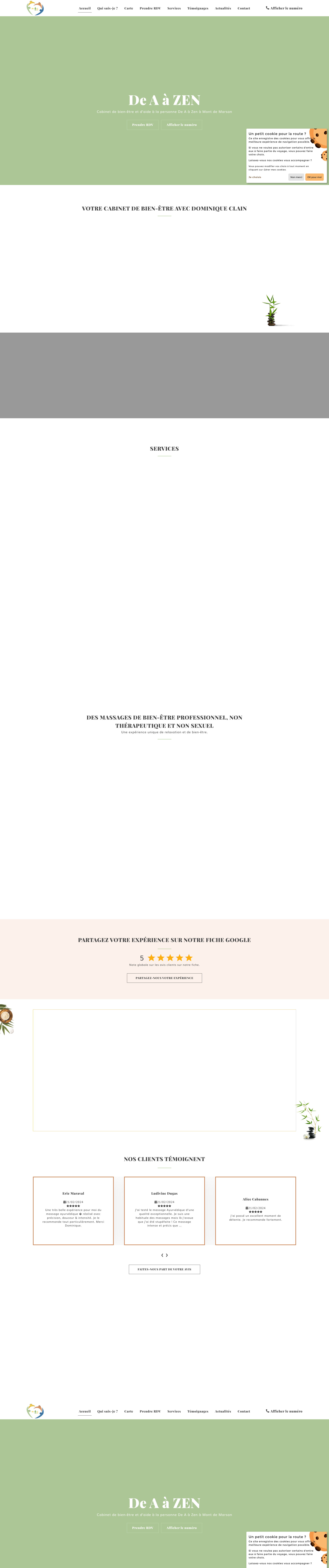 Aperçu du site